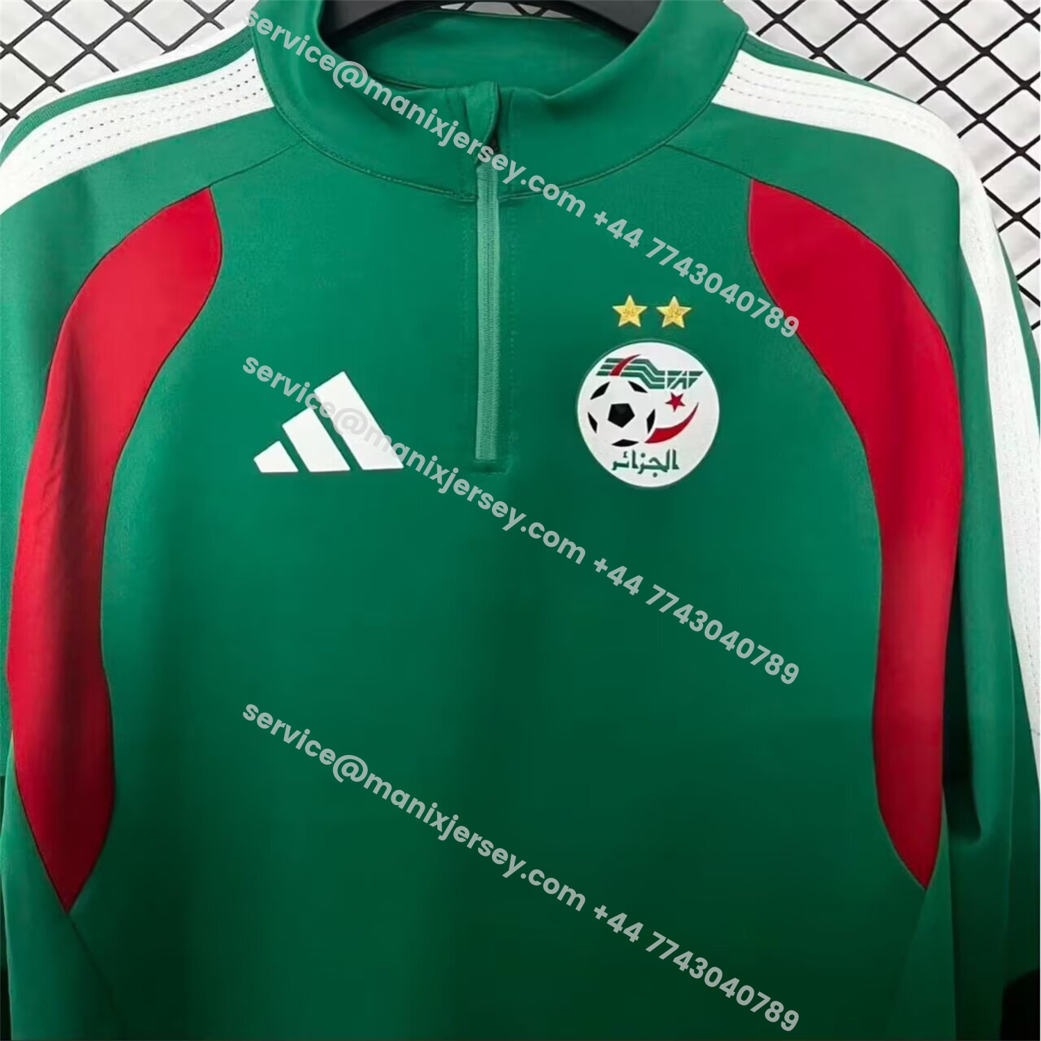 ManixJersey.com | Algeria 25-26 Home Unisex Pullover Hoodie -Customize Name, Number and Patch | Worldwide Shipping