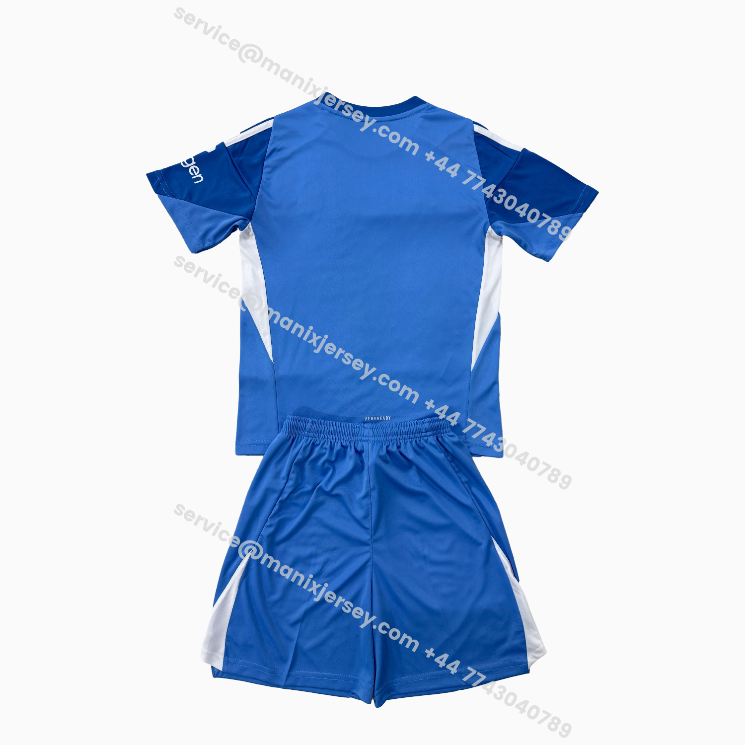 ManixJersey.com | Nottingham Forest 25-26 Blue Goalkeeper Kids Kit -Customize Name, Number and Patch | Worldwide Shipping
