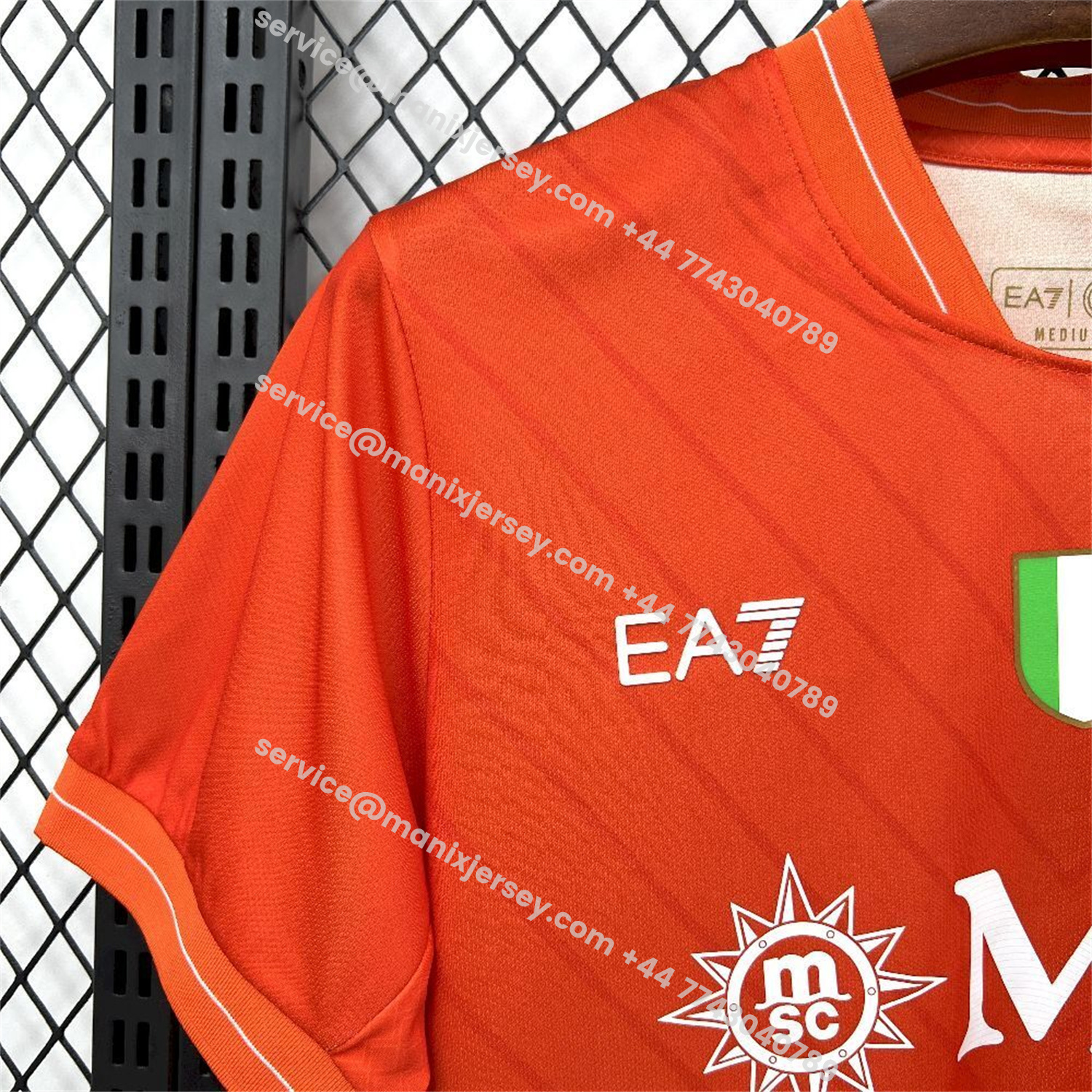 ManixJersey.com | Napoli 25-26 Goalkeeper Orange Jersey - Fans Version -Customize Name, Number and Patch | Worldwide Shipping
