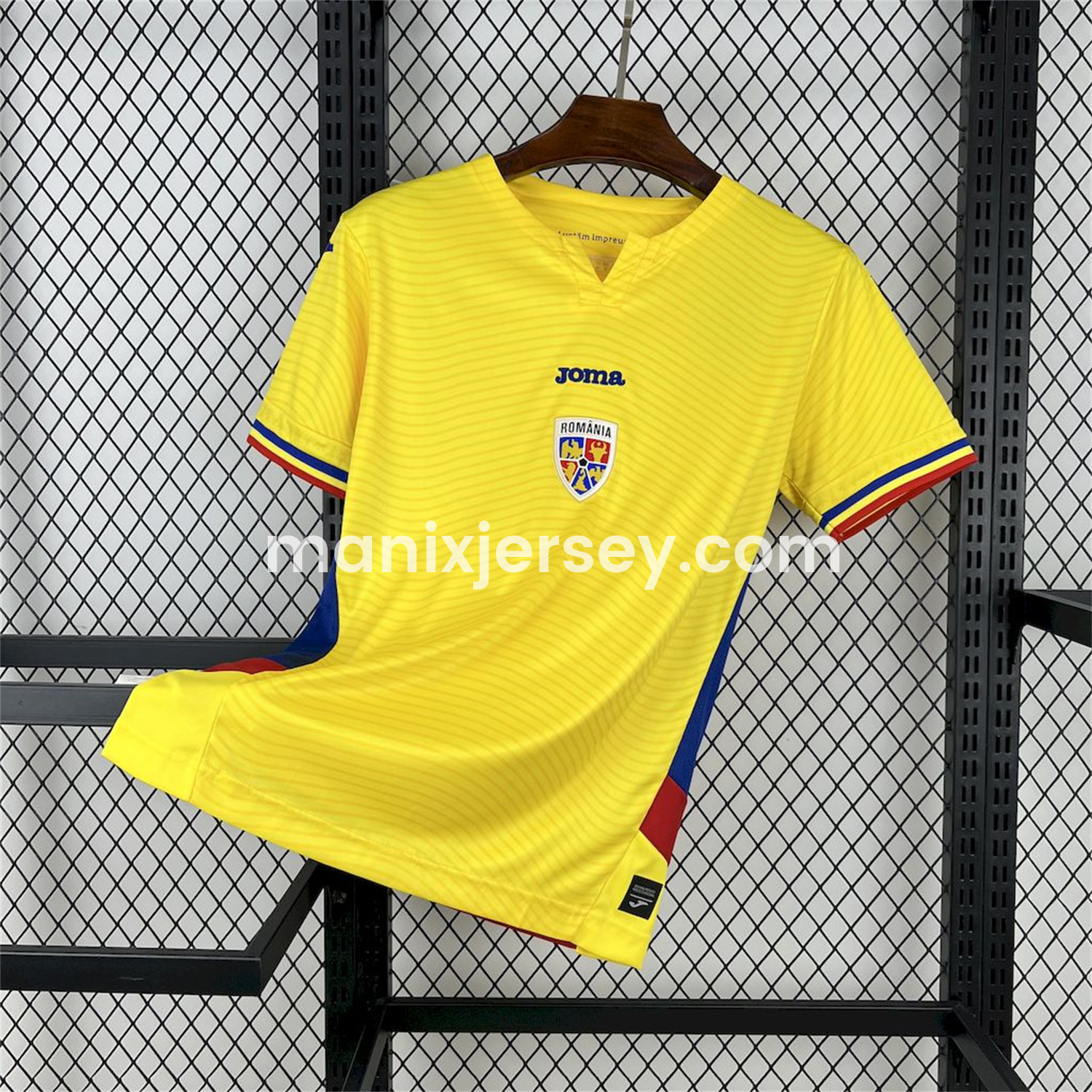 ManixJersey.com | Romania 2025-26 Home Jersey - Fans Version -Customize Name, Number and Patch | Worldwide Shipping