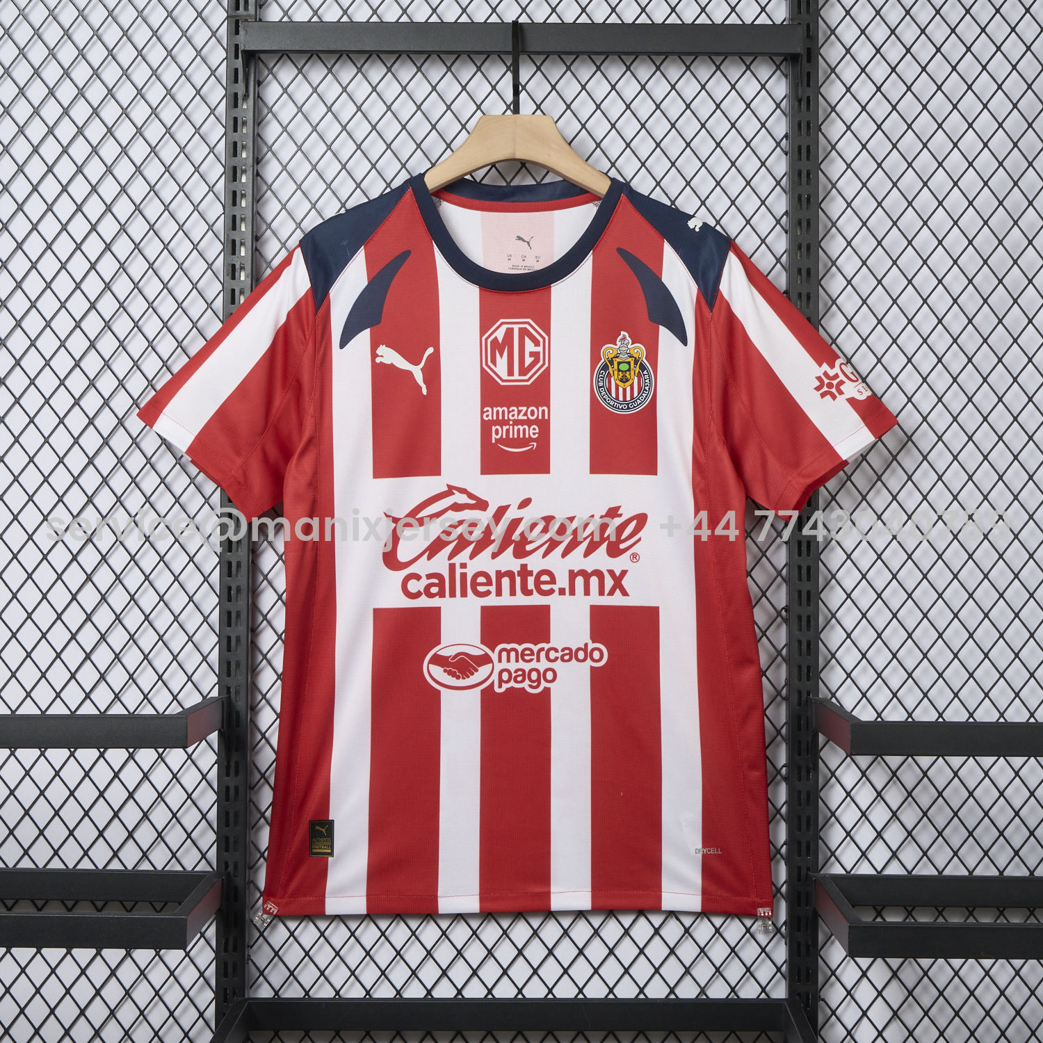 ManixJersey.com | Chivas de Guadalajara 25-26 Home Jersey - Fans Version -Customize Name, Number and Patch | Worldwide Shipping
