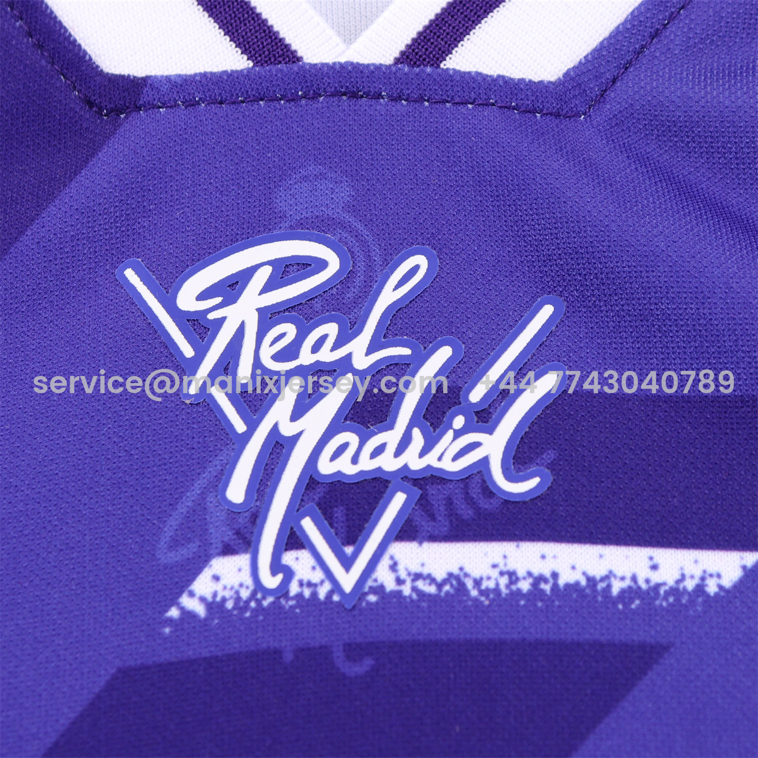 ManixJersey.com | Retro Real Madrid 1994-96 Away Kids Kit -Customize Name, Number and Patch | Worldwide Shipping