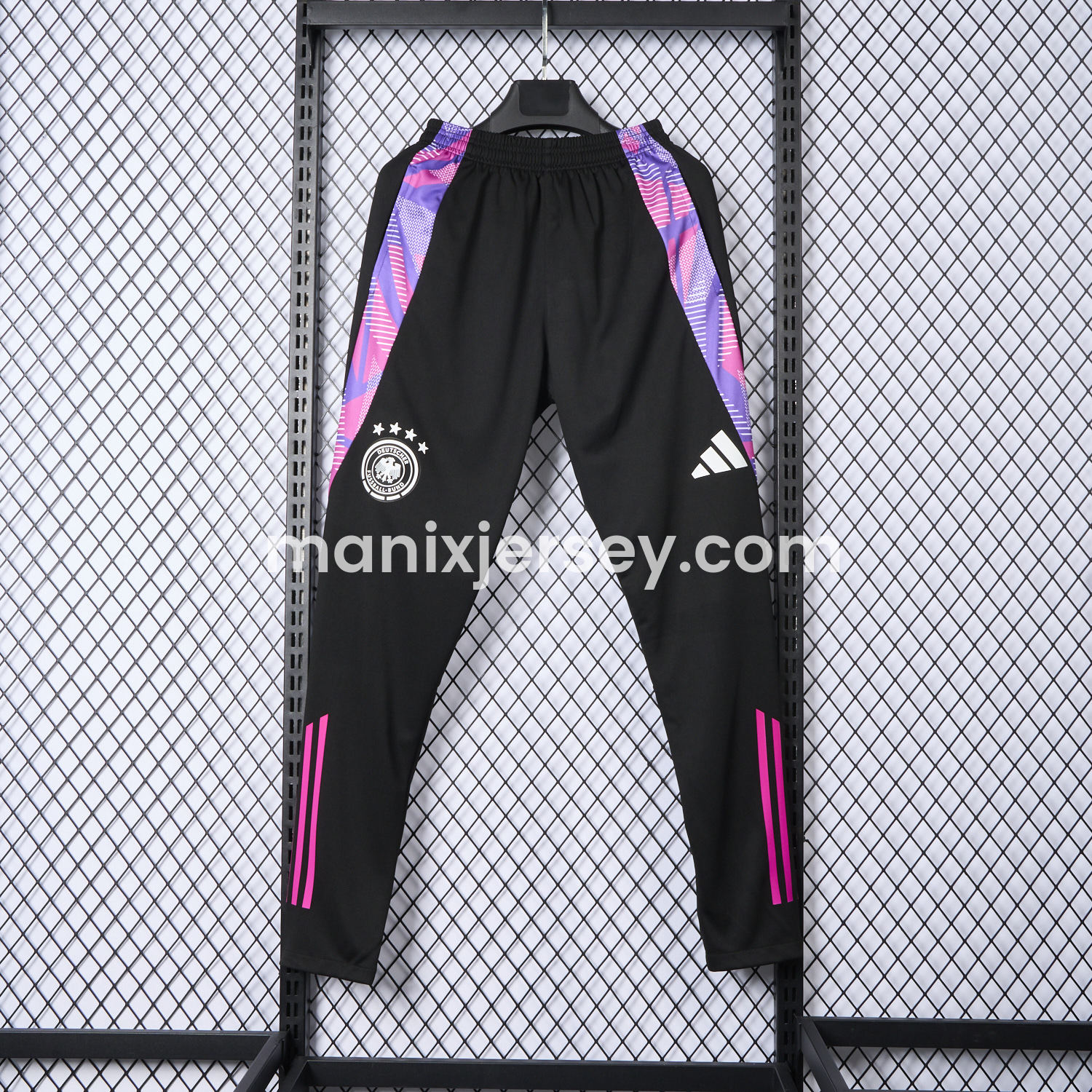 ManixJersey.com | Germany 24-25 Black Training Pants - Player Version -Customize Name, Number and Patch | Worldwide Shipping