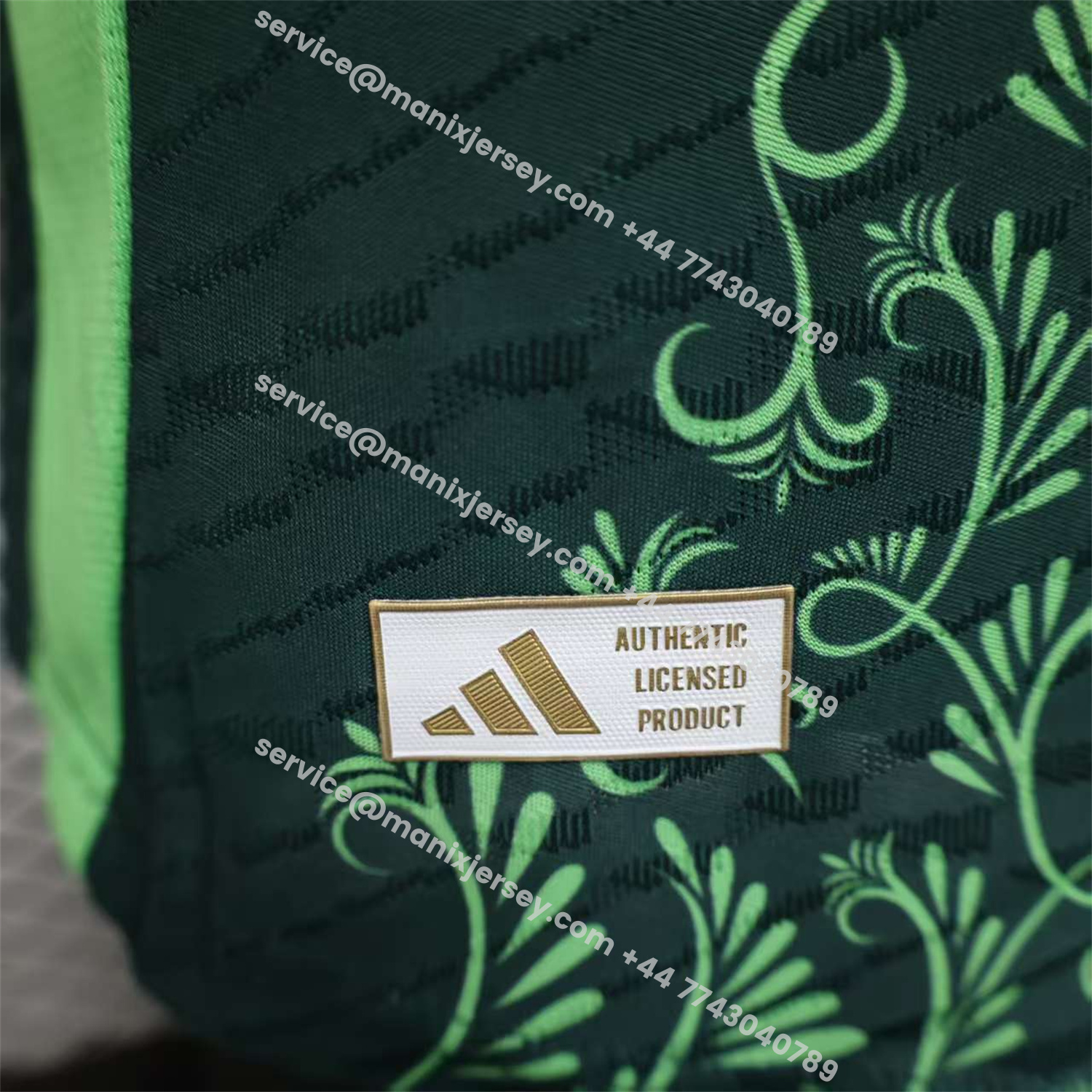 ManixJersey.com | Algeria 25-26 Green Special Jersey - Player Version -Customize Name, Number and Patch | Worldwide Shipping