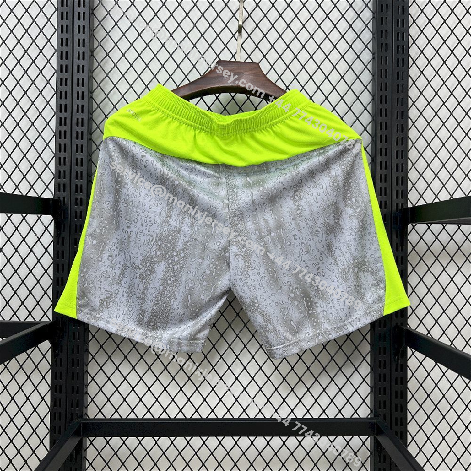 ManixJersey.com | Manchester City 25-26 Third Grey Shorts - Fans Version -Customize Name, Number and Patch | Worldwide Shipping