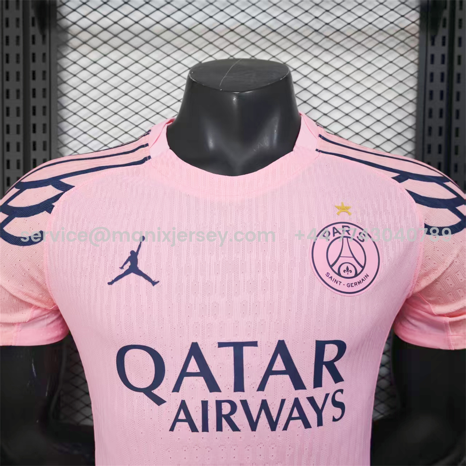 ManixJersey.com | Paris Saint-Germain PSG 25-26 Pink Special Jersey - Player Version -Customize Name, Number and Patch | Worldwide Shipping