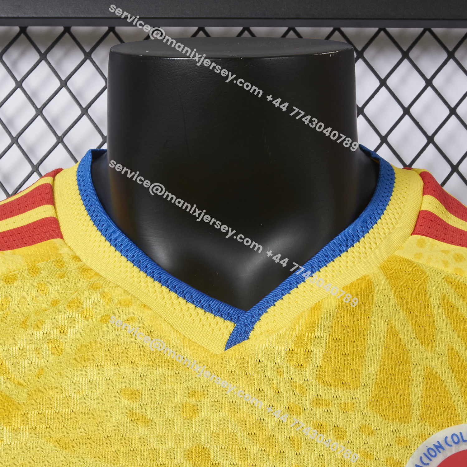 ManixJersey.com | Colombia 2026 Home Jersey (Leaked Version) - Player Version -Customize Name, Number and Patch | Worldwide Shipping