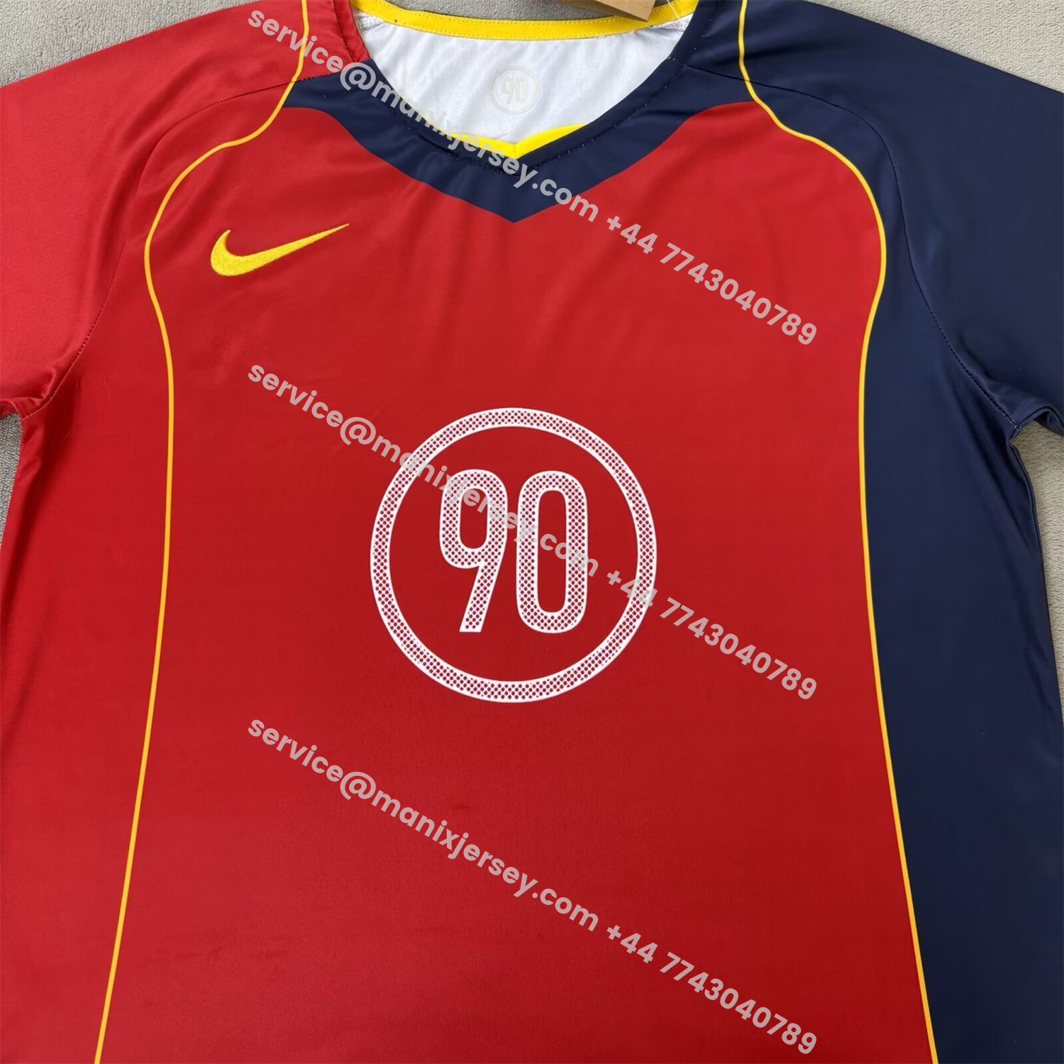 ManixJersey.com | Spain 2026 T90 Red Special Jersey -Customize Name, Number and Patch | Worldwide Shipping