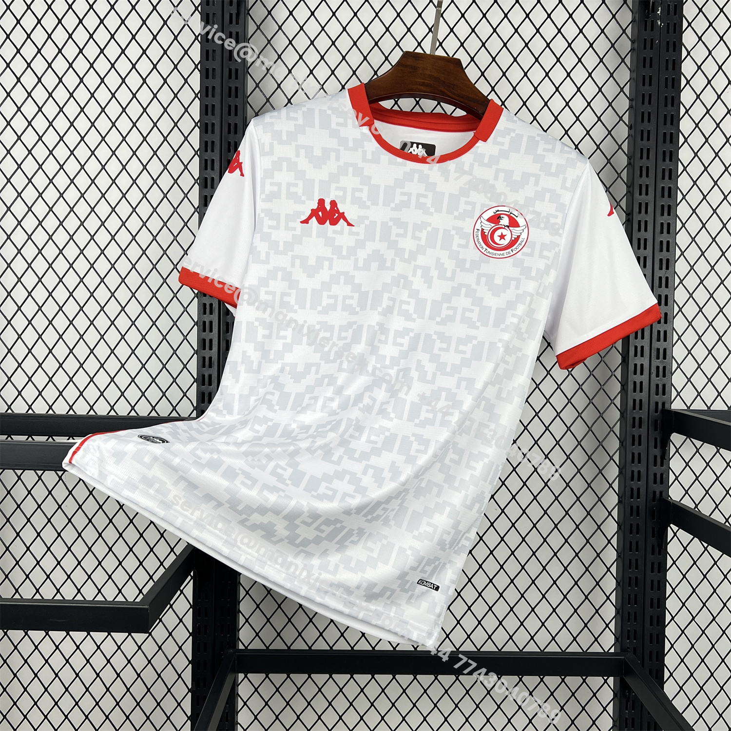 ManixJersey.com | Tunisia 2026 Away White Jersey - Fans Version -Customize Name, Number and Patch | Worldwide Shipping