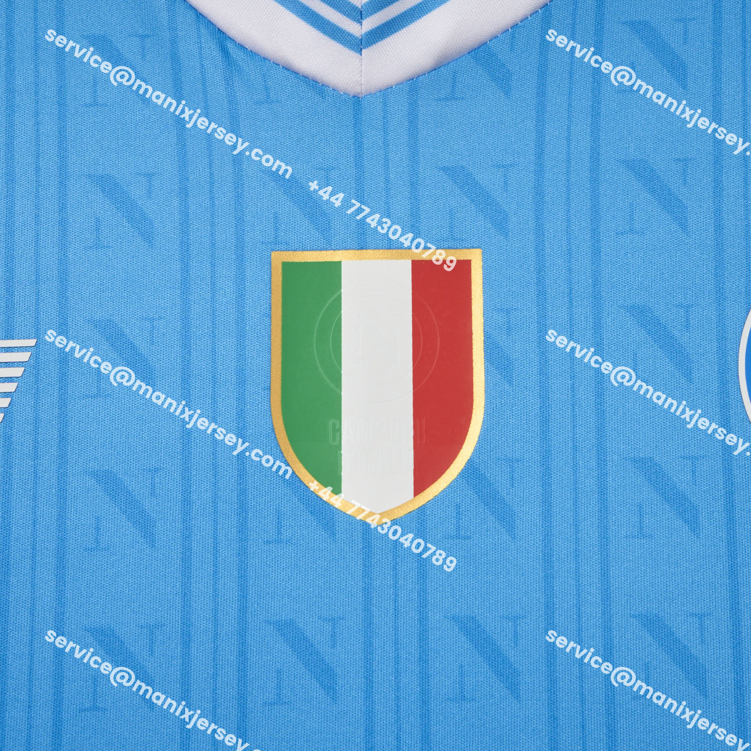 ManixJersey.com | Napoli 25-26 Home Jersey - Fans Version -Customize Name, Number and Patch | Worldwide Shipping