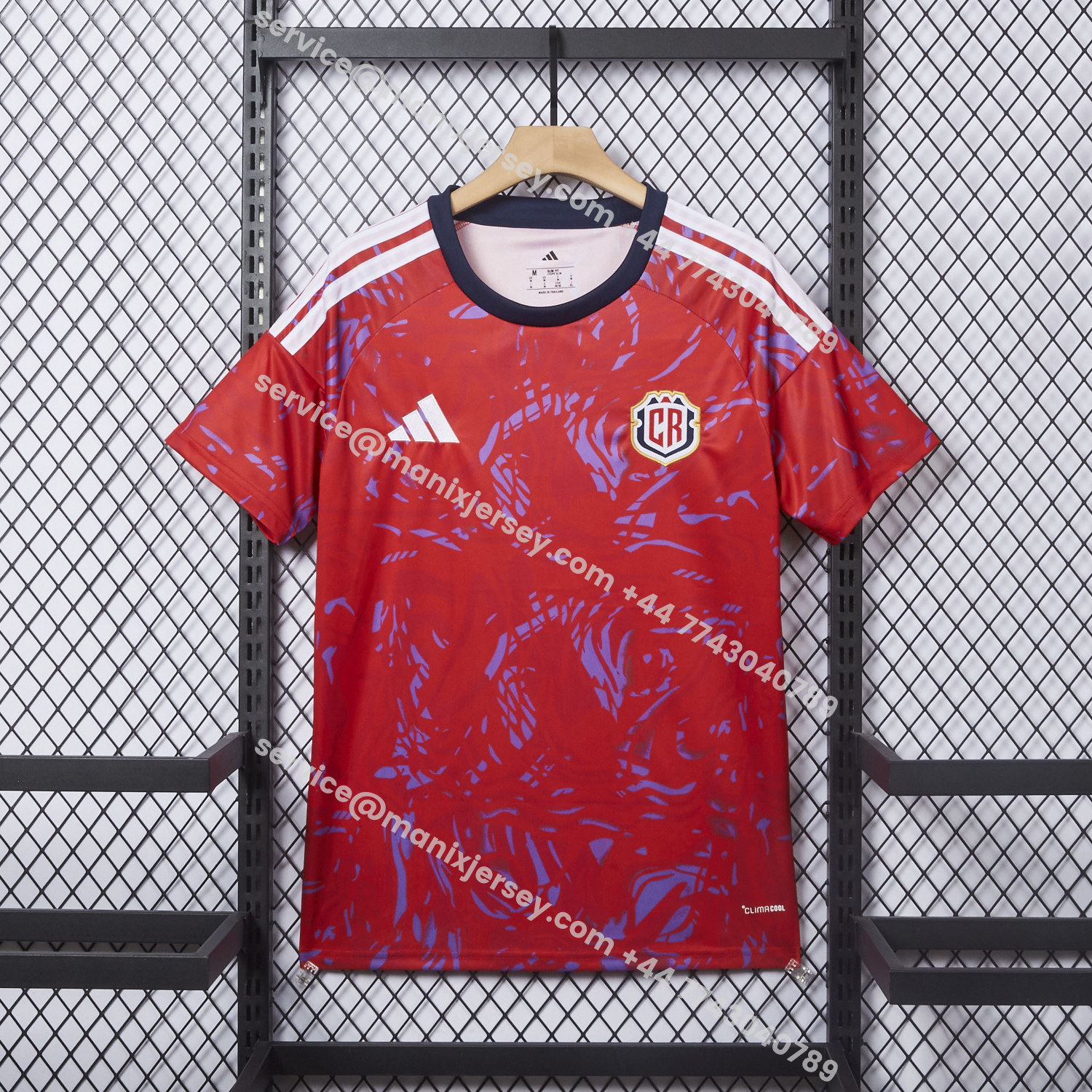 ManixJersey.com | Costa Rica 2026 Home Jersey - Fans Version -Customize Name, Number and Patch | Worldwide Shipping