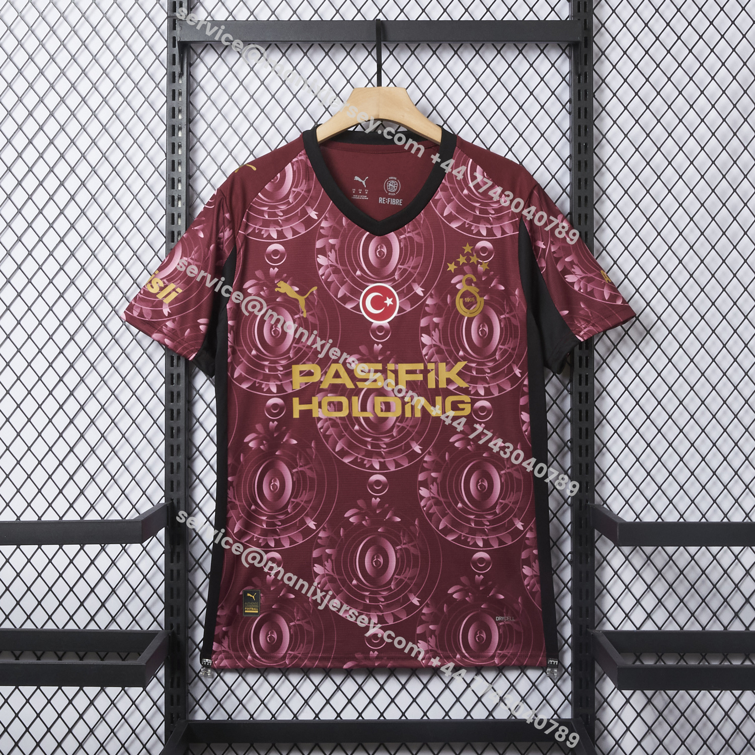 ManixJersey.com | Galatasaray 25-26 Third Jersey with Five Stars - Fans Version -Customize Name, Number and Patch | Worldwide Shipping