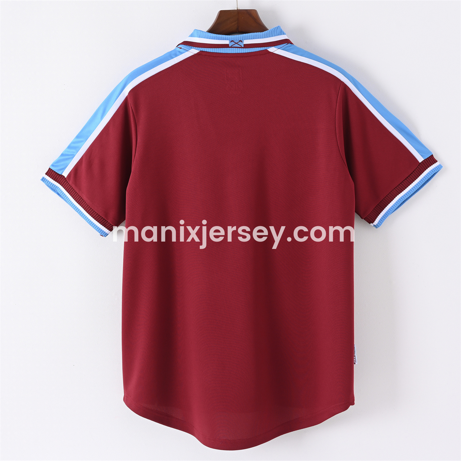 ManixJersey.com | Retro West Ham United 1999-00 Home Jersey -Customize Name, Number and Patch | Worldwide Shipping