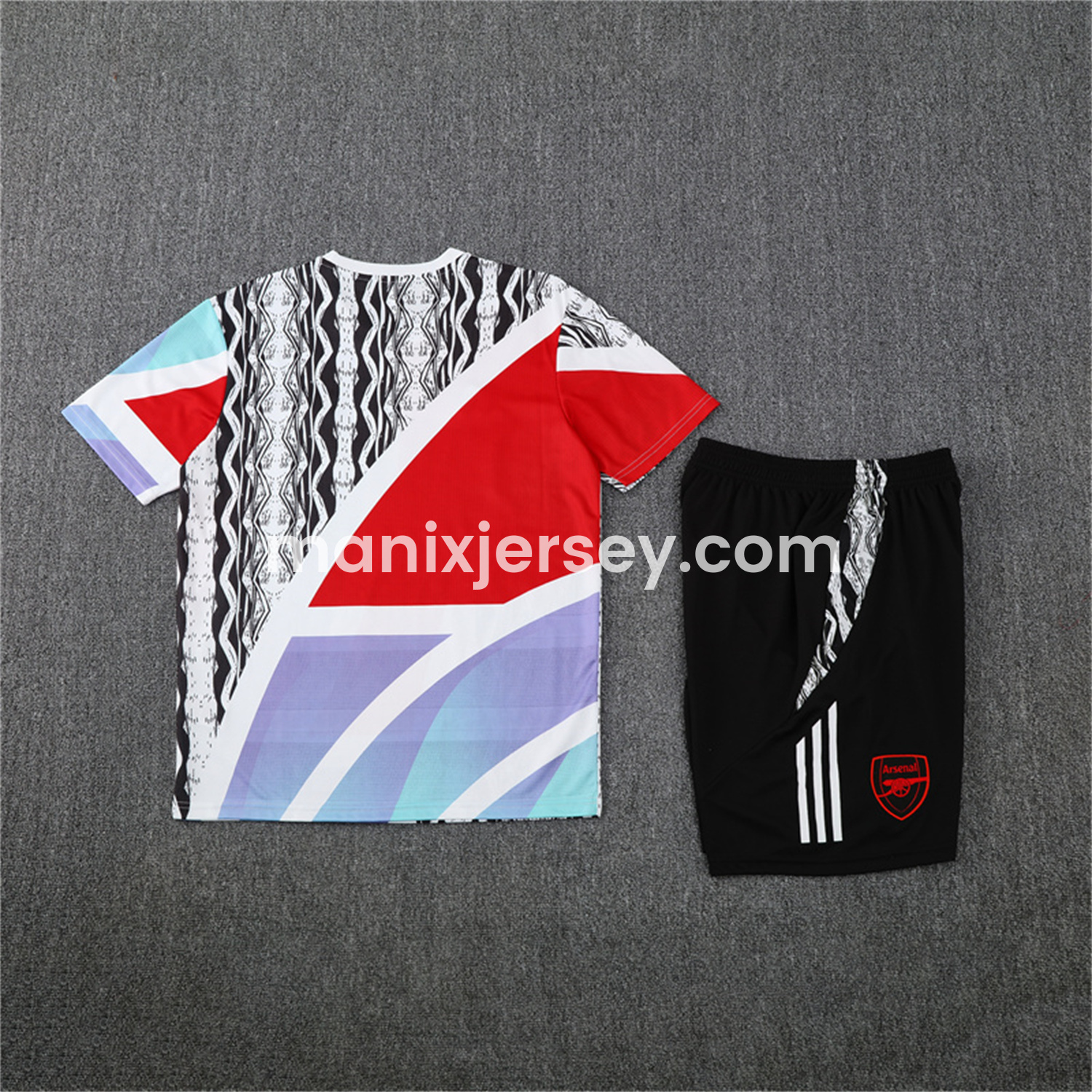 ManixJersey.com | Arsenal 24-25 Pre-Match Short-Sleeve Training Set - Camouflage -Customize Name, Number and Patch | Worldwide Shipping