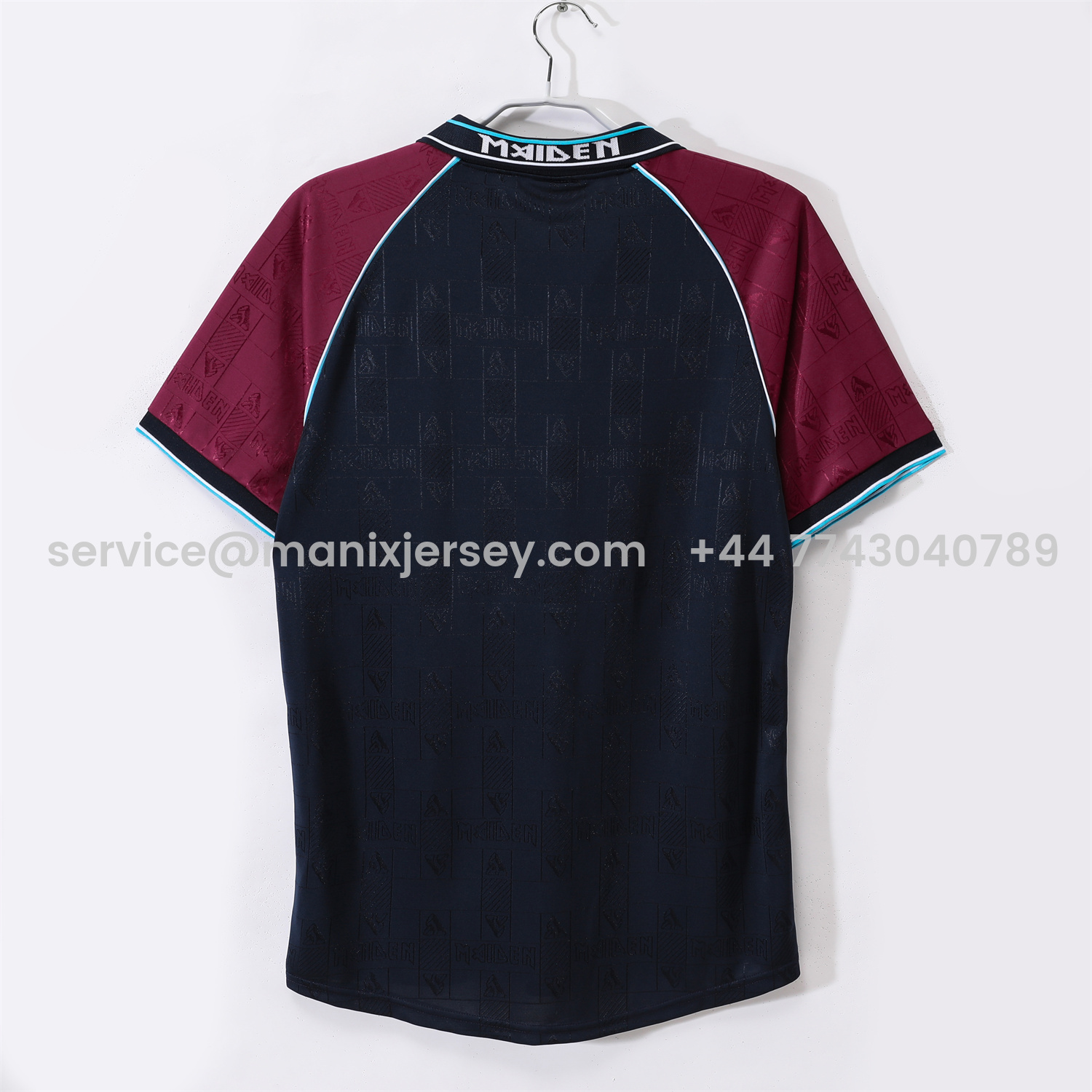 ManixJersey.com | Retro West Ham United 1999 Iron Maiden Home Jersey -Customize Name, Number and Patch | Worldwide Shipping
