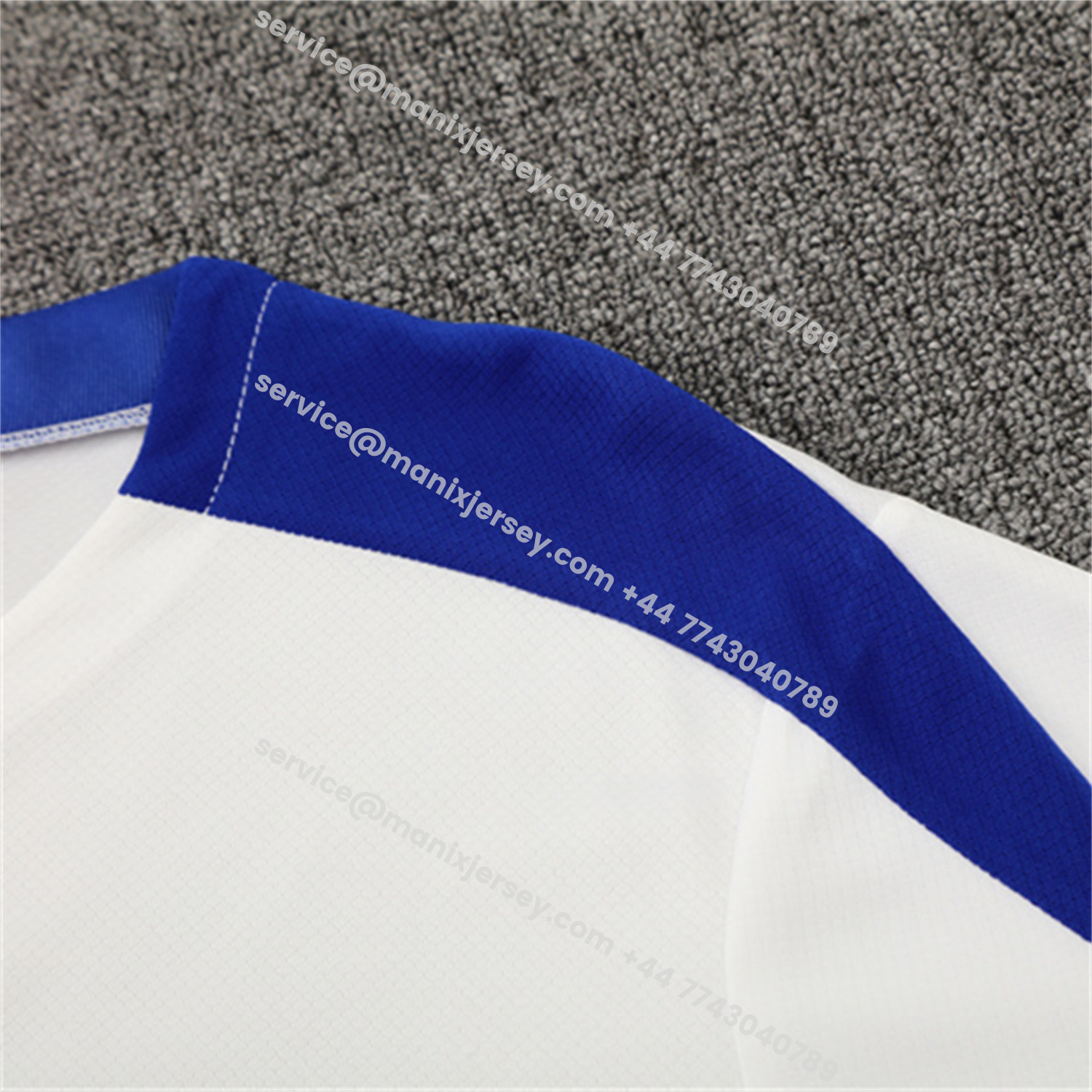 ManixJersey.com | Paris Saint-Germain PSG 25-26 Short-Sleeve Training Set - White Top & Black Shorts -Customize Name, Number and Patch | Worldwide Shipping