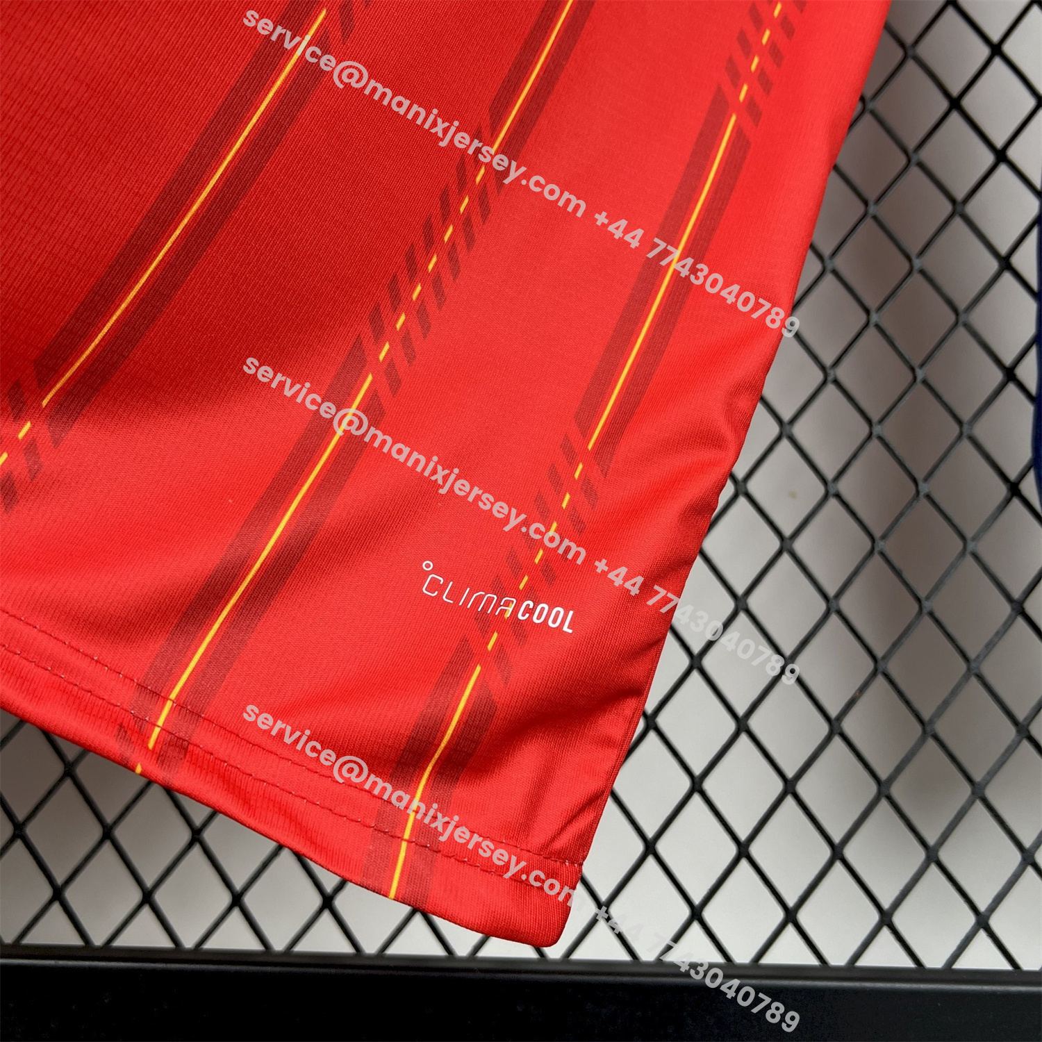 ManixJersey.com | Spain 2026 Home Red Long Sleeves Jersey - Fans Version -Customize Name, Number and Patch | Worldwide Shipping