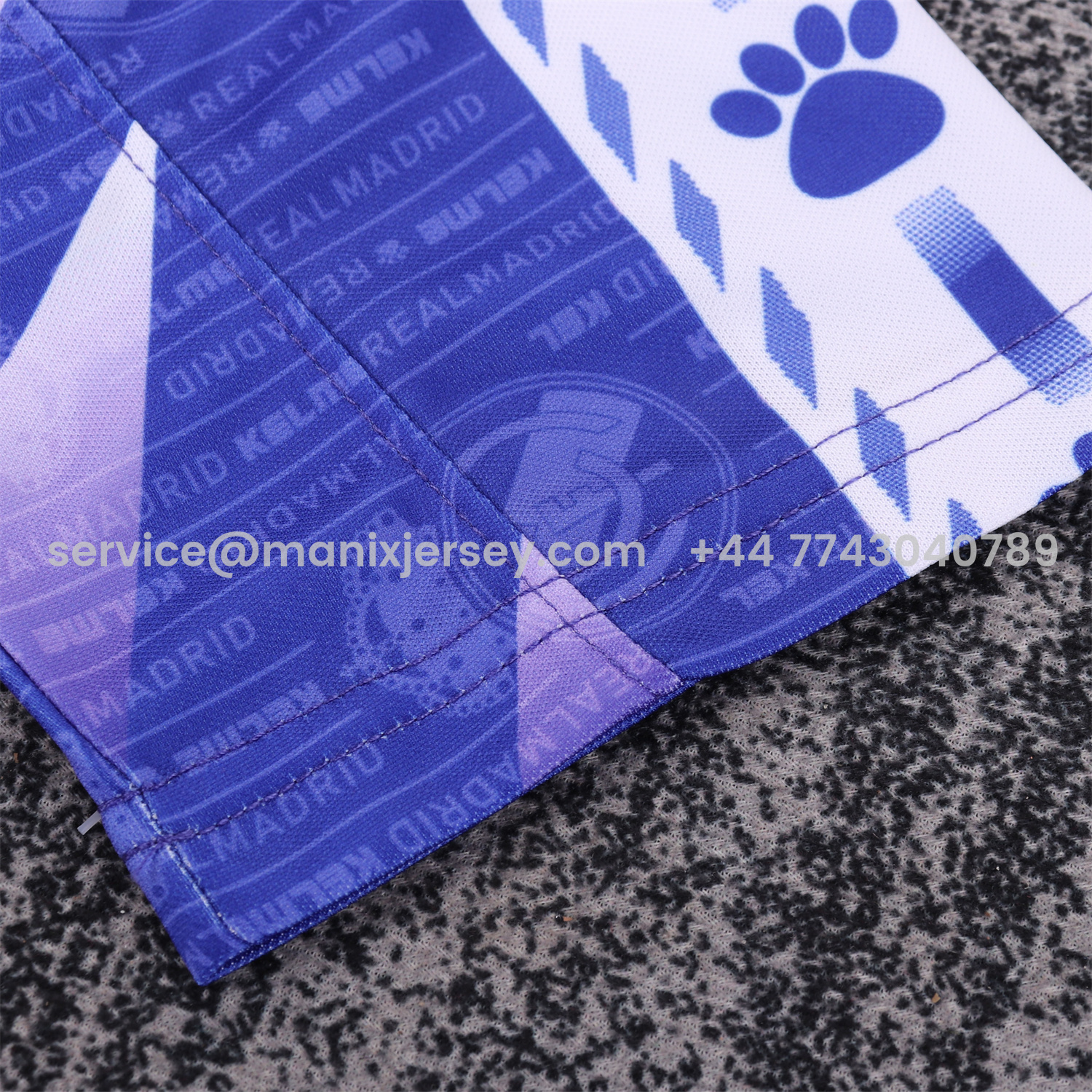 ManixJersey.com | Retro Real Madrid 96-97 Away Kids Kit -Customize Name, Number and Patch | Worldwide Shipping