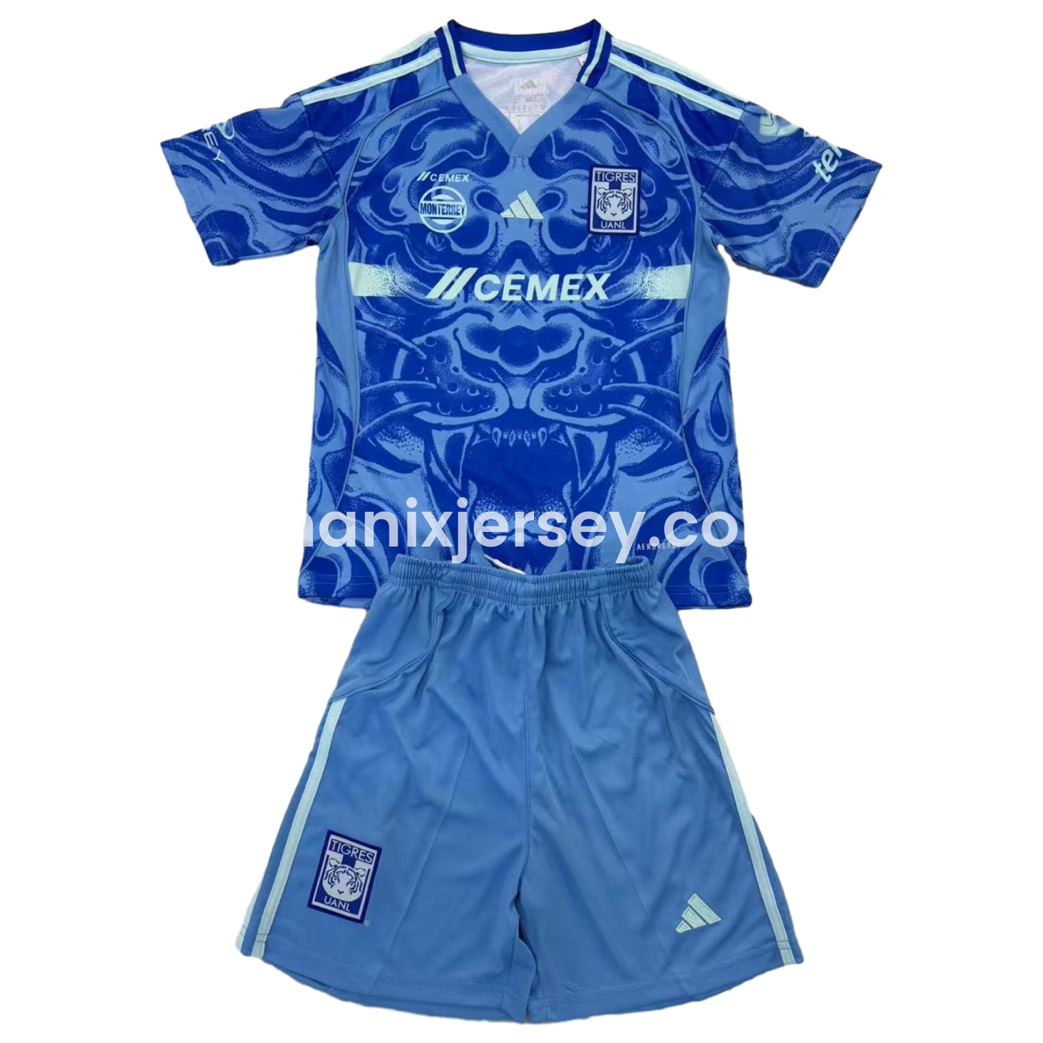 ManixJersey.com | Tigres UANL 25-26 Away Men's Adult Jersey Set - Fans Version -Customize Name, Number and Patch | Worldwide Shipping