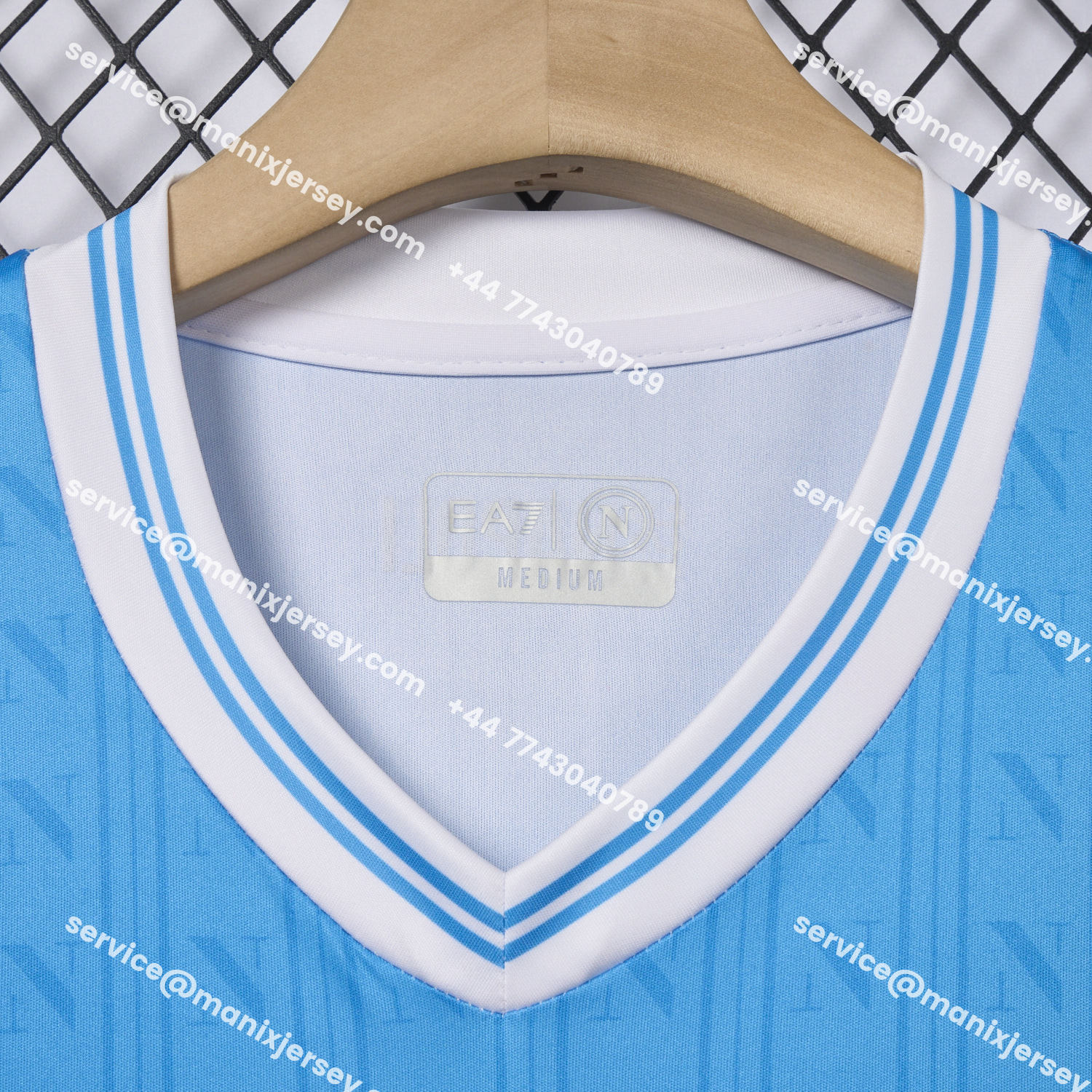 ManixJersey.com | Napoli 25-26 Home Jersey - Fans Version -Customize Name, Number and Patch | Worldwide Shipping