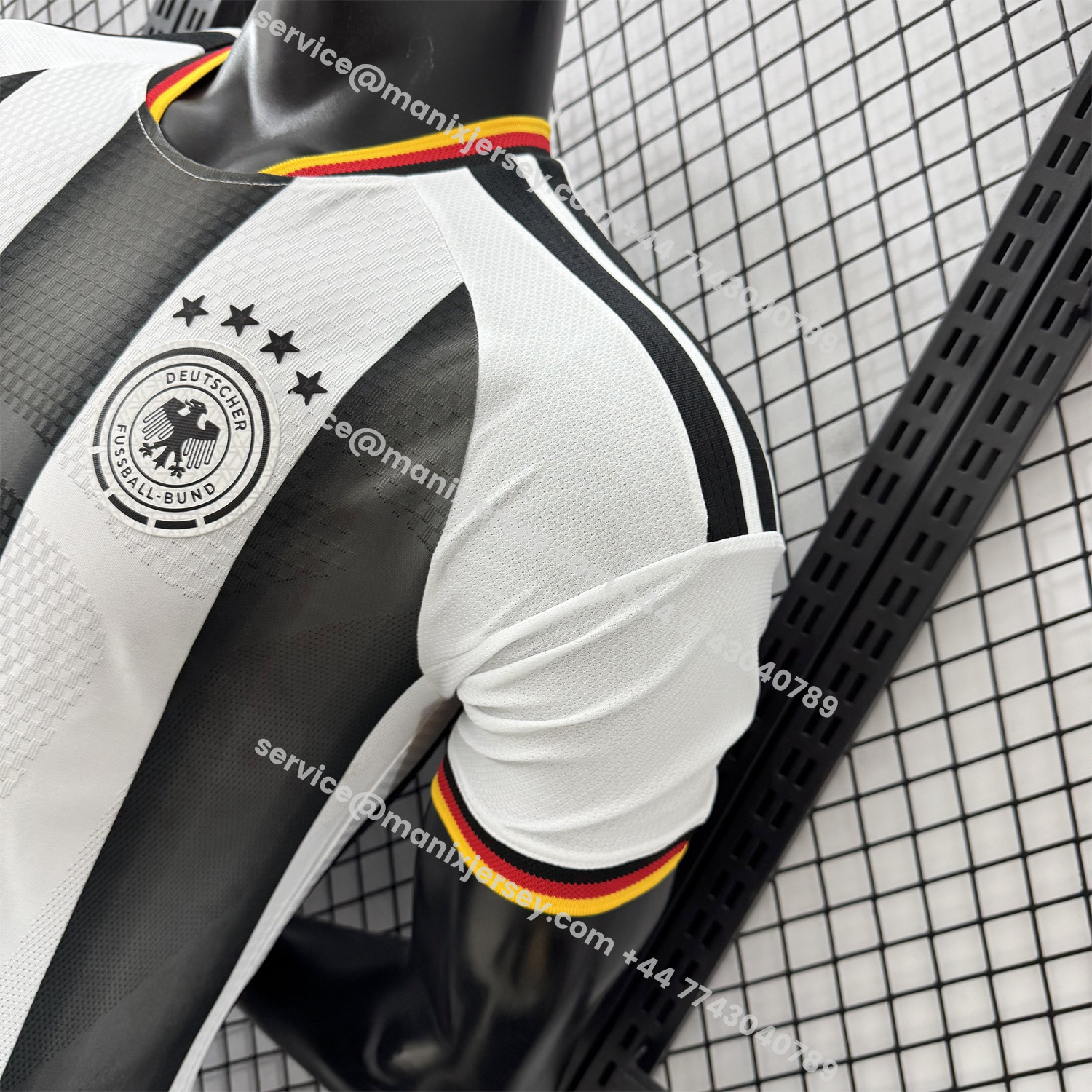 ManixJersey.com | Germany 2026 Black And White Special Jersey - Player Version -Customize Name, Number and Patch | Worldwide Shipping