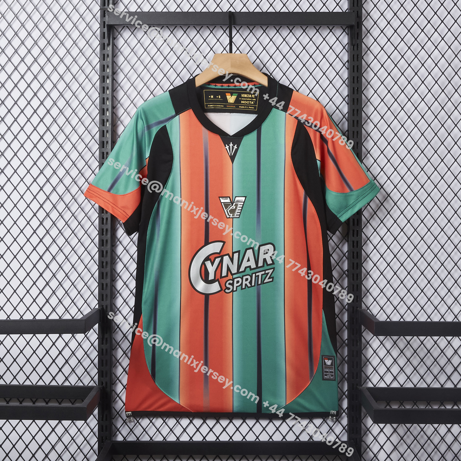 ManixJersey.com | Venezia FC 25-26 Orange And Green Special Jersey - Fans Version -Customize Name, Number and Patch | Worldwide Shipping