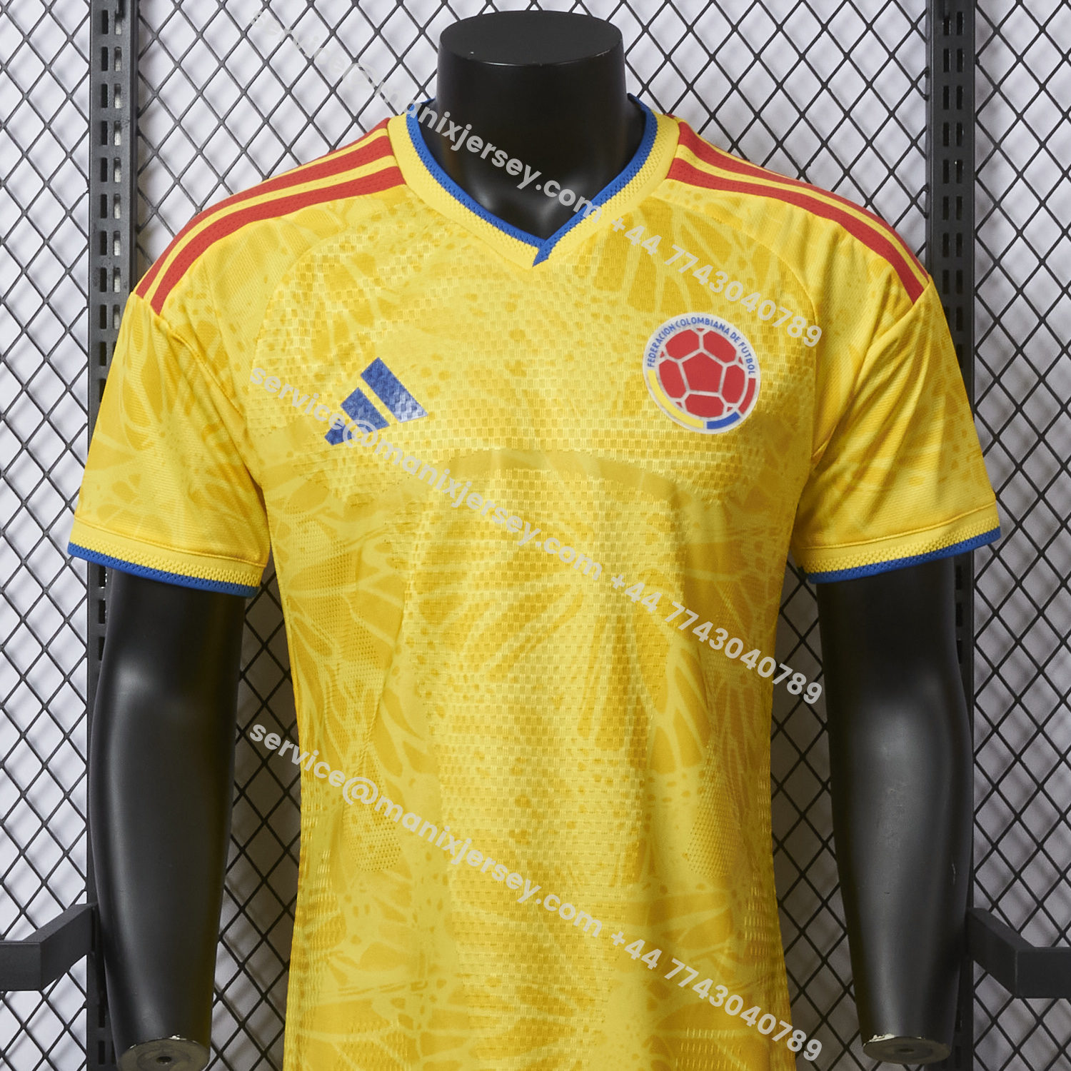 ManixJersey.com | Colombia 2026 Home Jersey (Leaked Version) - Player Version -Customize Name, Number and Patch | Worldwide Shipping