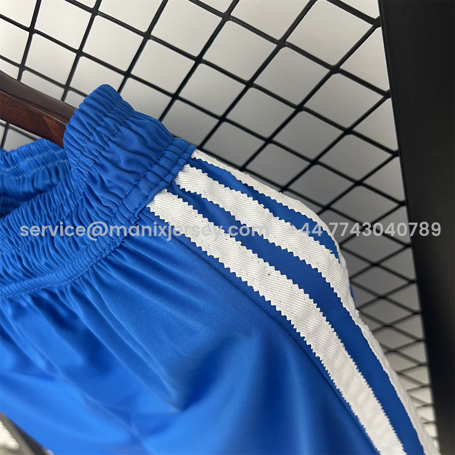 ManixJersey.com | Real Madrid 25-26 Third Blue Shorts - Fans Version -Customize Name, Number and Patch | Worldwide Shipping