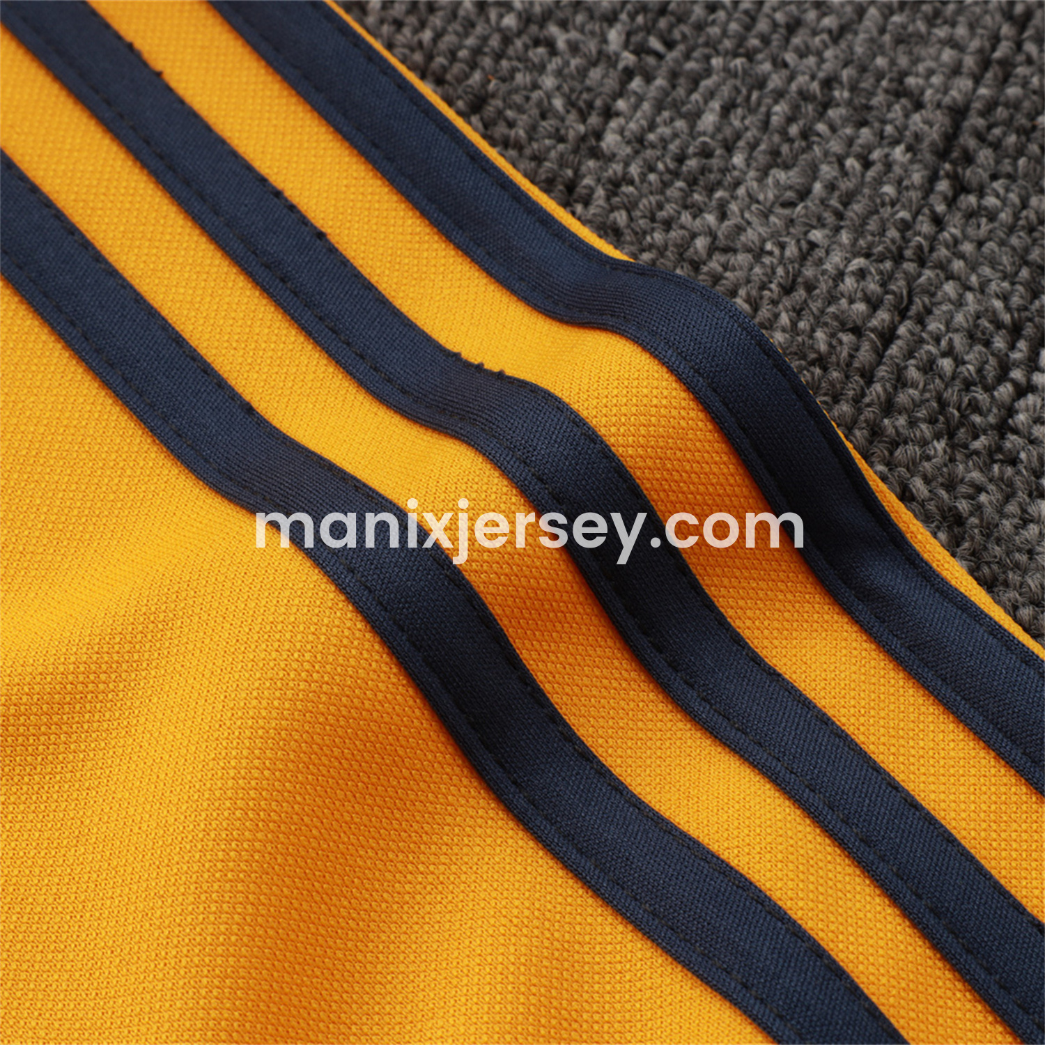 ManixJersey.com | Boca Juniors 24-25 Jacket Training Tracksuit - Yellow Top and Pants -Customize Name, Number and Patch | Worldwide Shipping