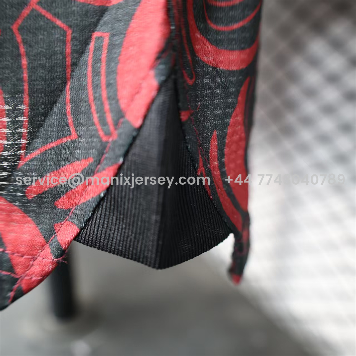 ManixJersey.com | Club Deportivo Palestino Palestine 25-26 Red Flowers Black Jersey - Player Version -Customize Name, Number and Patch | Worldwide Shipping