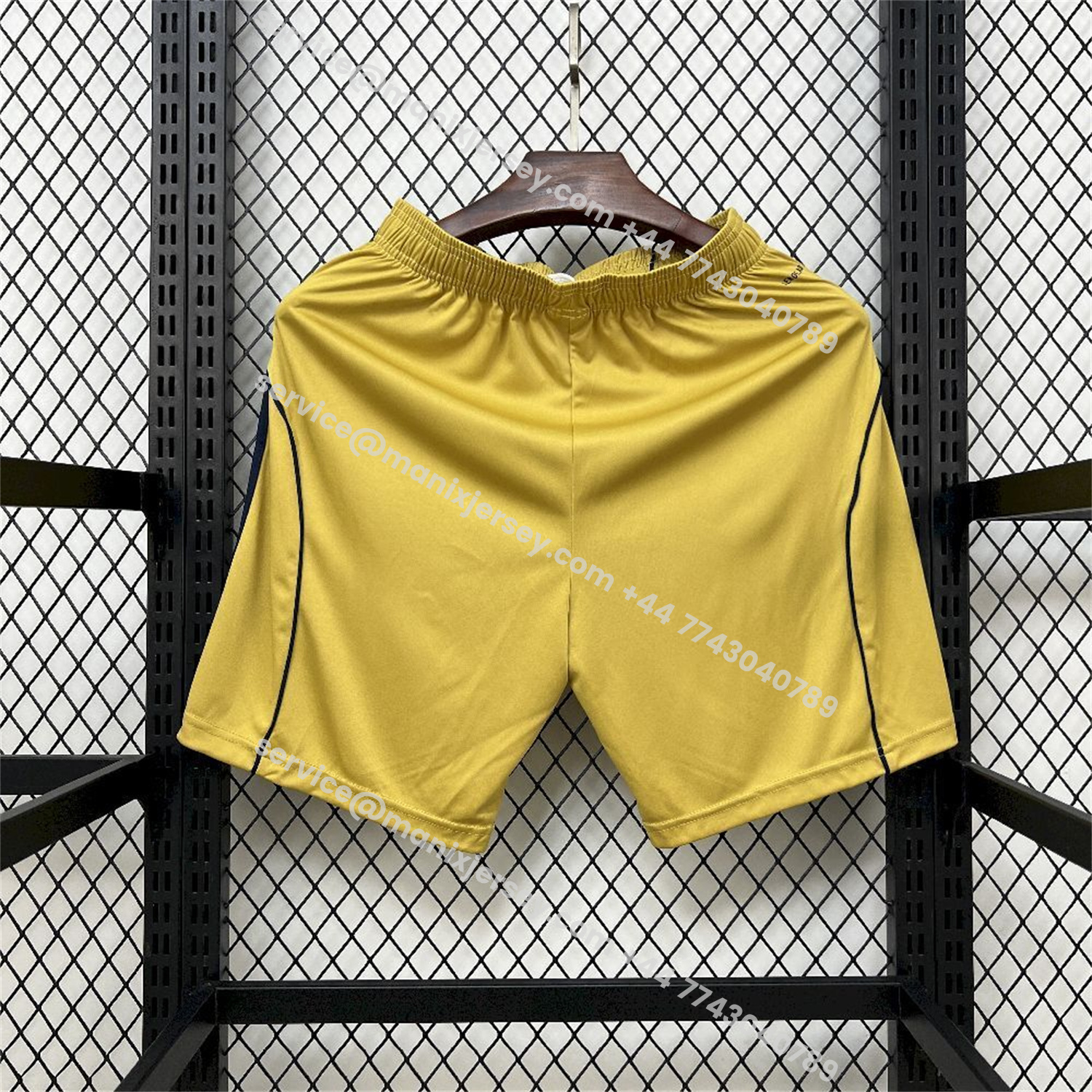 ManixJersey.com | Boca Juniors 25-26 Third Yellow Shorts - Fans Version -Customize Name, Number and Patch | Worldwide Shipping