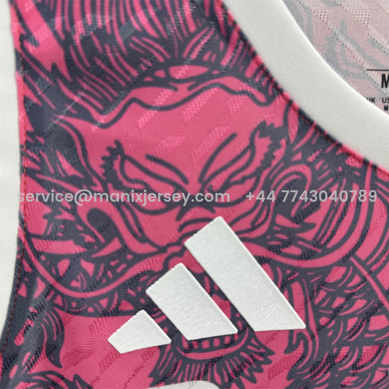 ManixJersey.com | Women's Real Madrid 25-26 Pink Dragon Yoga Vest -Customize Name, Number and Patch | Worldwide Shipping