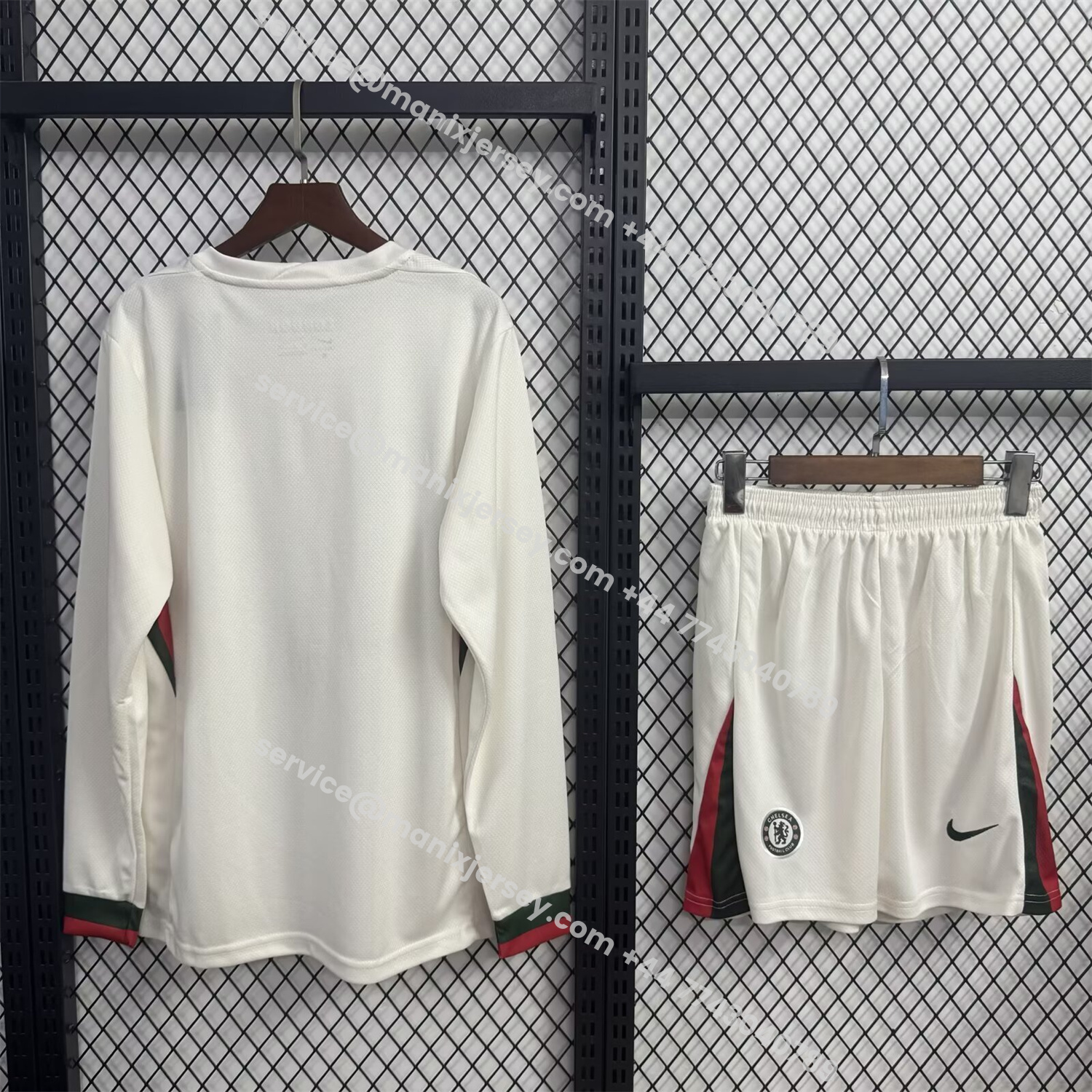 ManixJersey.com | C.H.E.L.S.E.A 25-26 Away Long Sleeves Unsponsored Kids Kit -Customize Name, Number and Patch | Worldwide Shipping