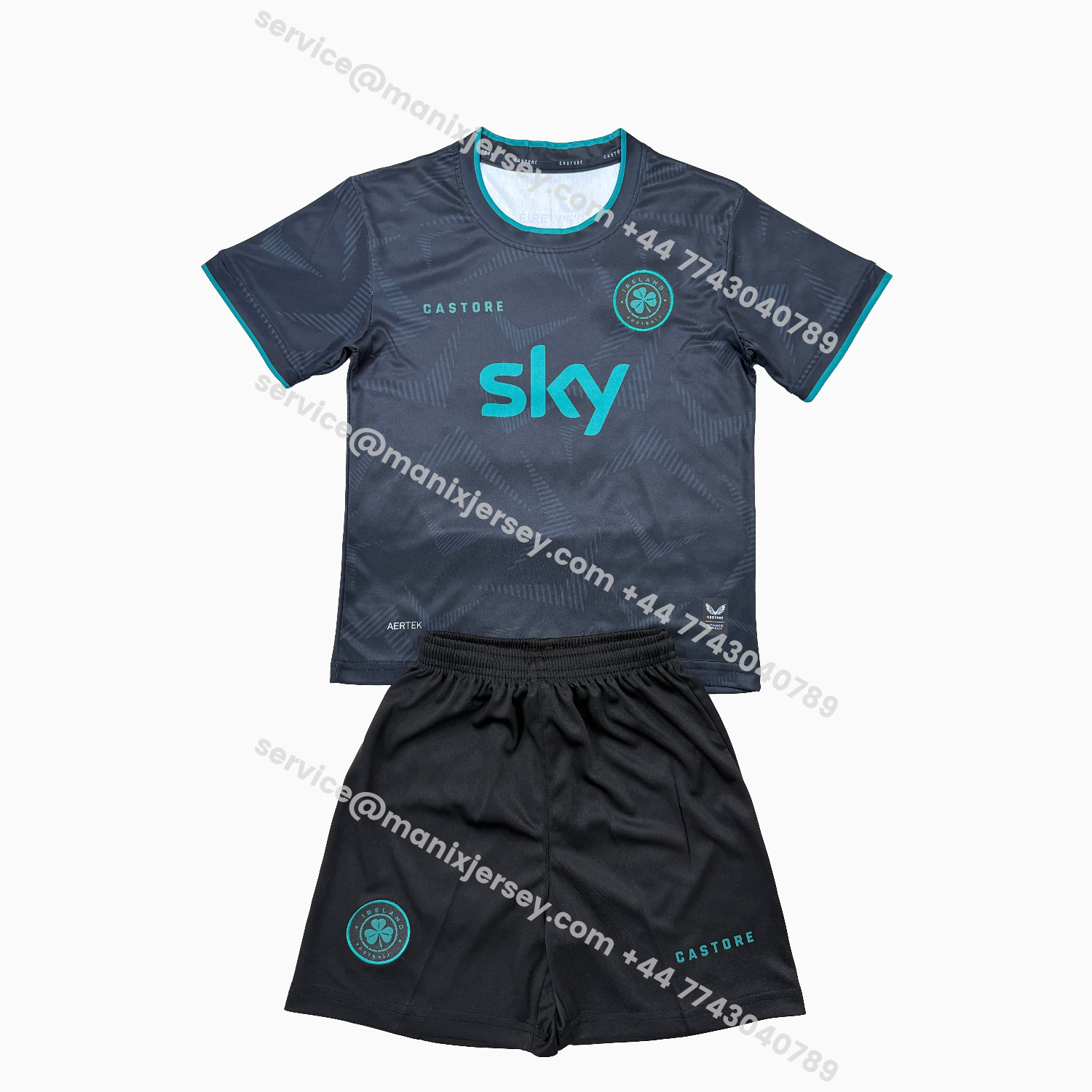 Ireland 25-26 Grey Concept Kids Kit:football jersey mysite: unitedjerseyfootball 邓江浪:football
