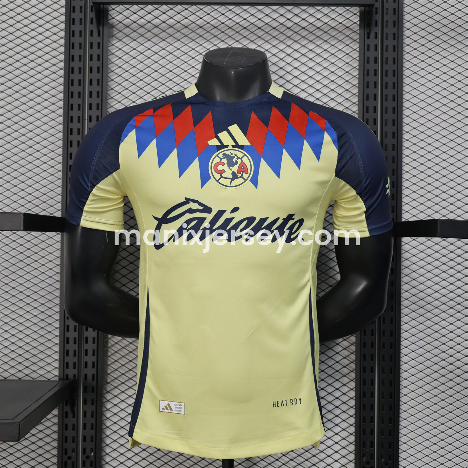 ManixJersey.com | Club América 25-26 Light Yellow Special Edition Jersey - Player Version -Customize Name, Number and Patch | Worldwide Shipping