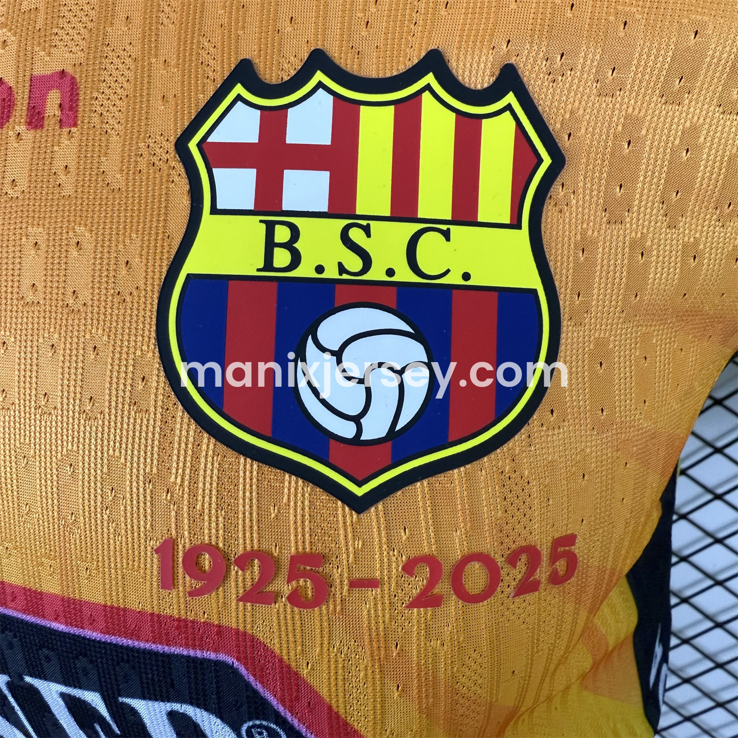 ManixJersey.com | Barcelona Sporting Club 2025 Centennial Jersey - Player Version -Customize Name, Number and Patch | Worldwide Shipping