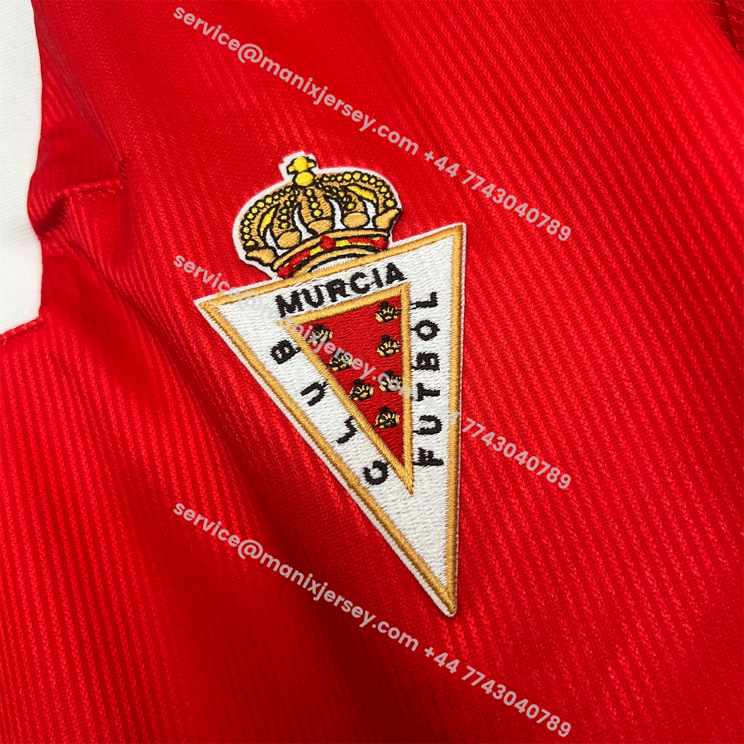 ManixJersey.com | Retro Real Murcia CF 1999-00 Home Red Jersey -Customize Name, Number and Patch | Worldwide Shipping