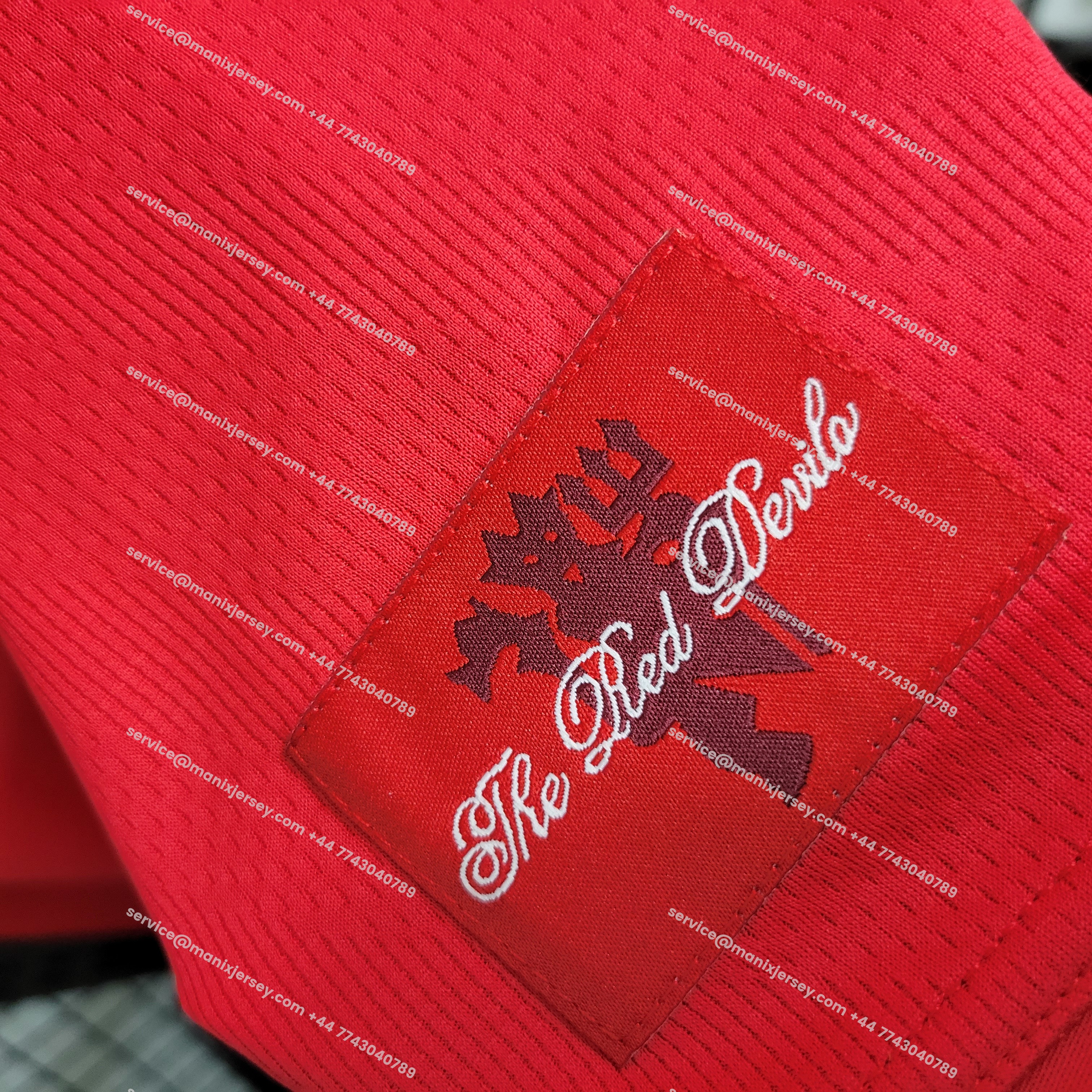 ManixJersey.com | Retro Manchester United 08-09 Home Long Sleeve Jersey -Customize Name, Number and Patch | Worldwide Shipping