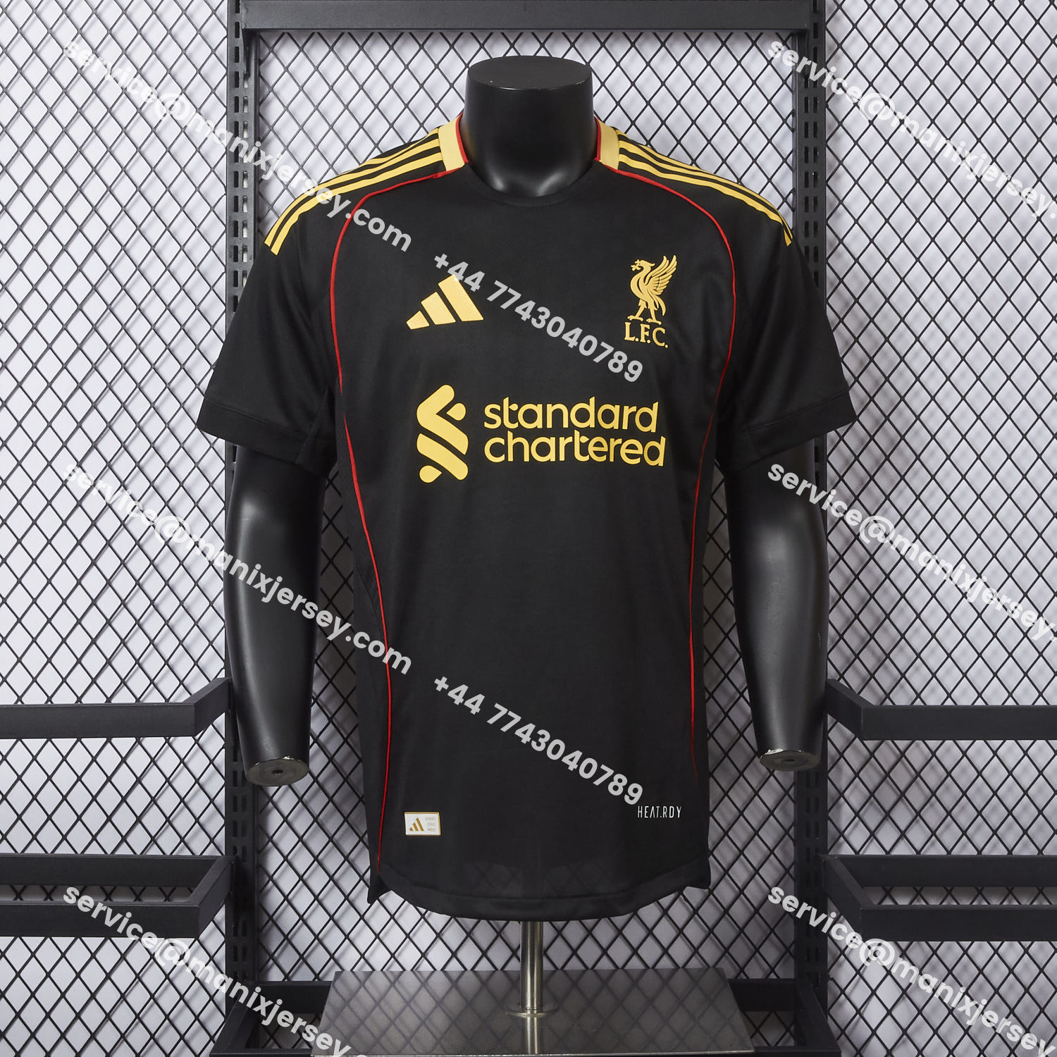 ManixJersey.com | Liver.pool 25-26 Black Special Jersey - Player Version -Customize Name, Number and Patch | Worldwide Shipping