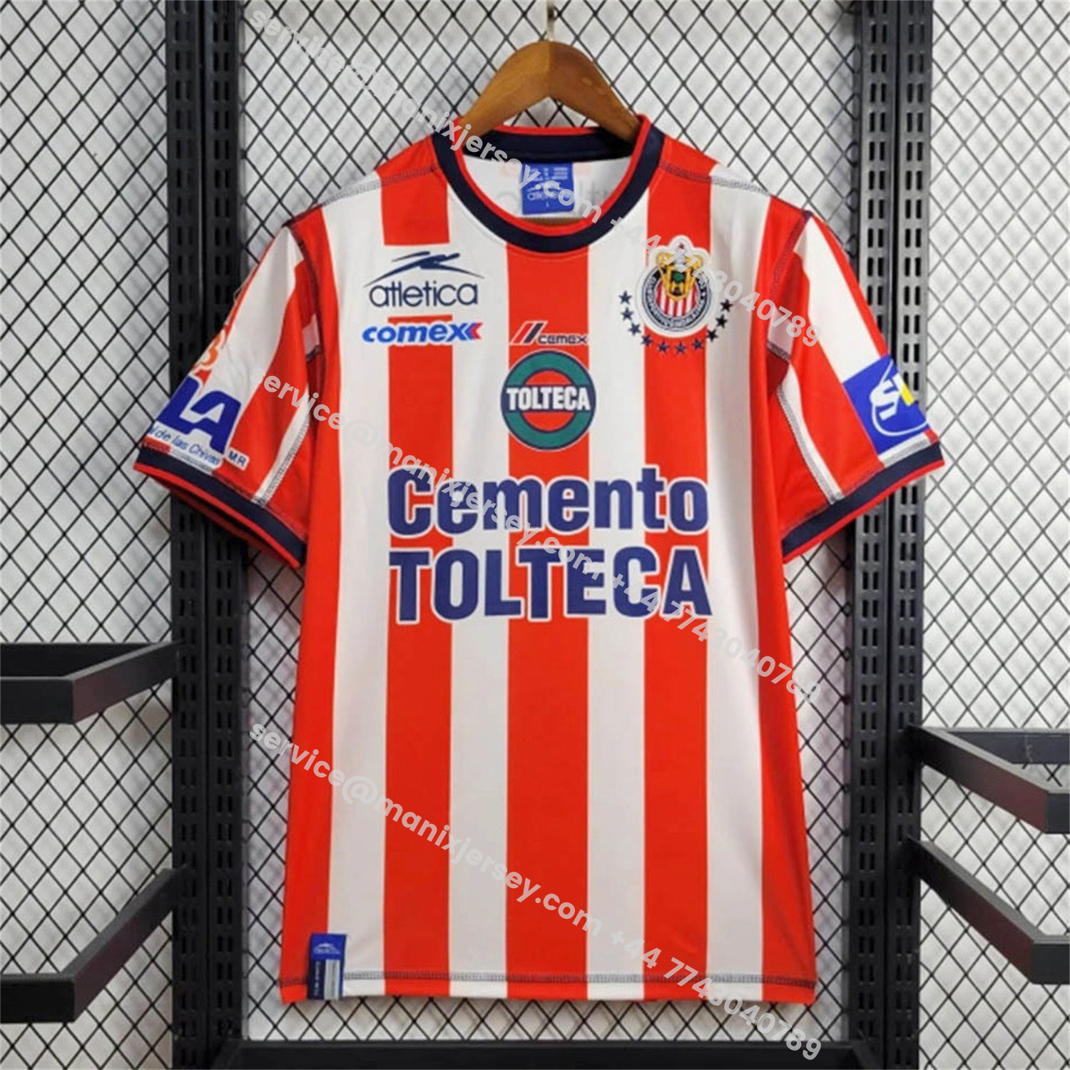 ManixJersey.com | Retro Chivas de Guadalajara 02-03 Home Jersey -Customize Name, Number and Patch | Worldwide Shipping