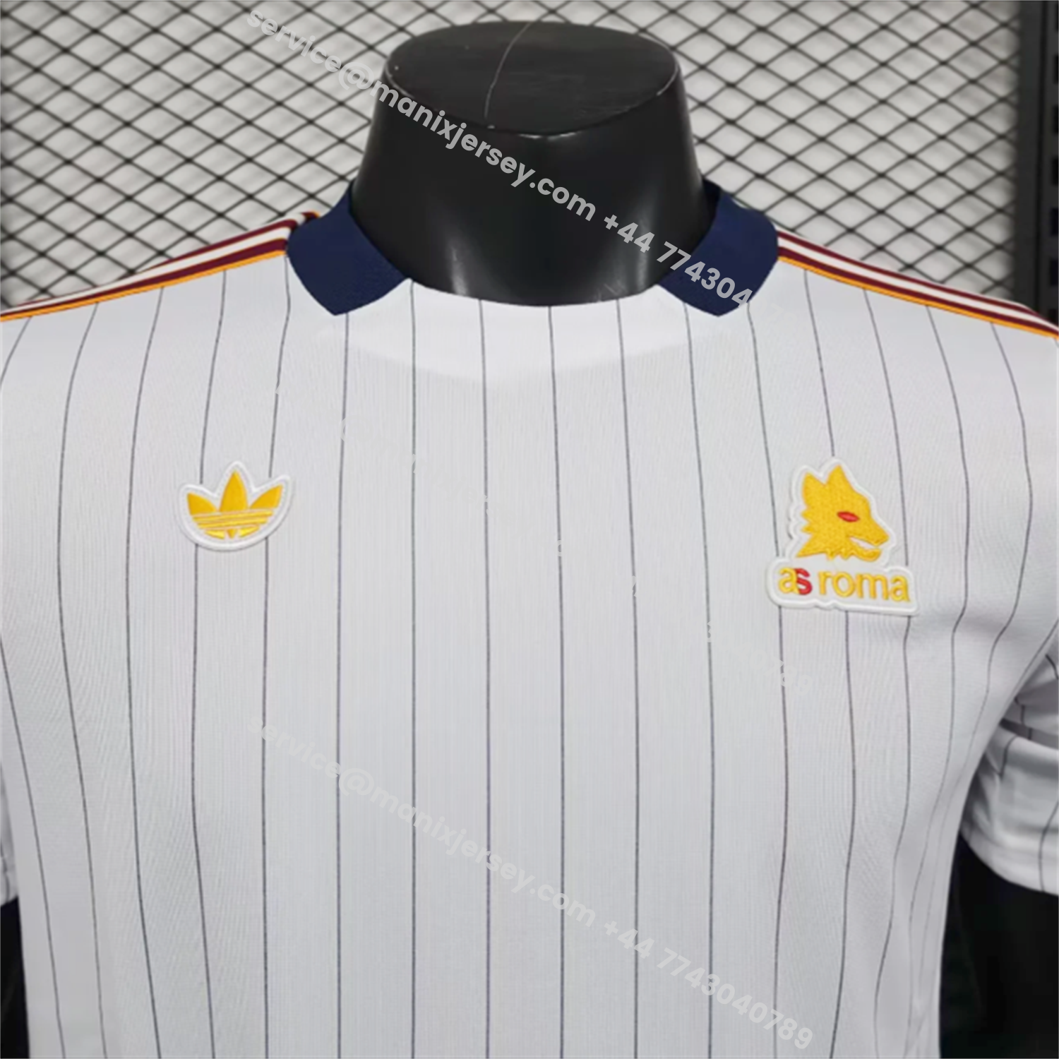 ManixJersey.com | AS Roma 25-26 Icon Travel Special Edition White Jersey - Player Version -Customize Name, Number and Patch | Worldwide Shipping