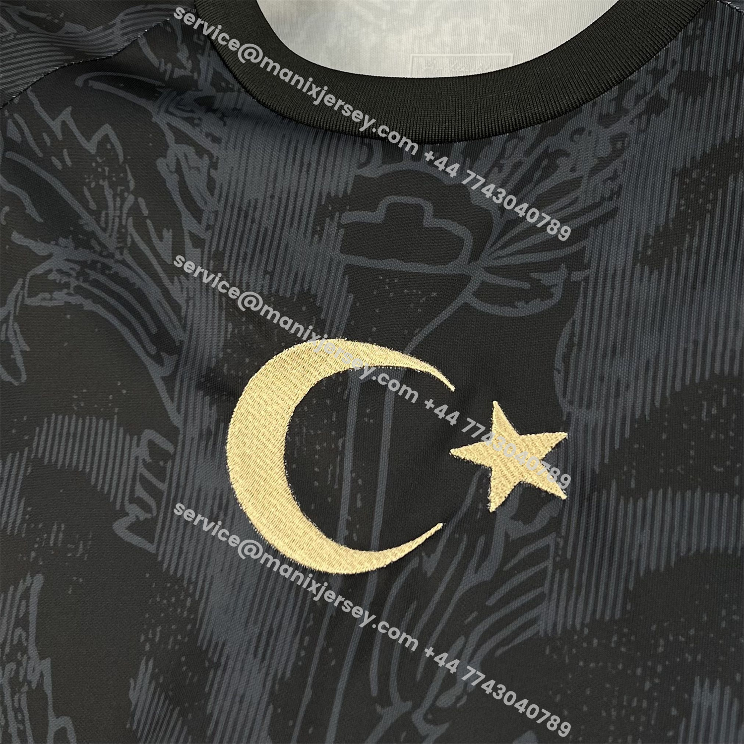 Turkey 2026 Black With Subtle Patterns Special Edition Jersey - Fans Version:football jersey mysite: unitedjerseyfootball 邓江浪:football