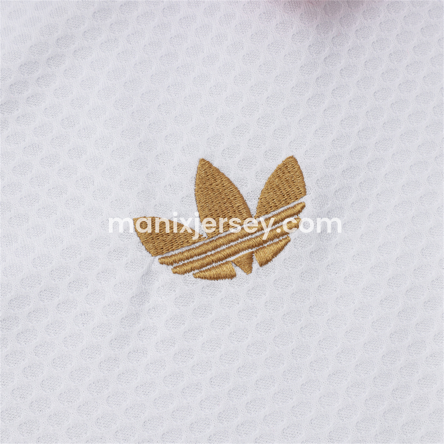 ManixJersey.com | Bayern Munich 2025 125th Anniversary POLO Short-Sleeve Training Set - White Top and Pants -Customize Name, Number and Patch | Worldwide Shipping