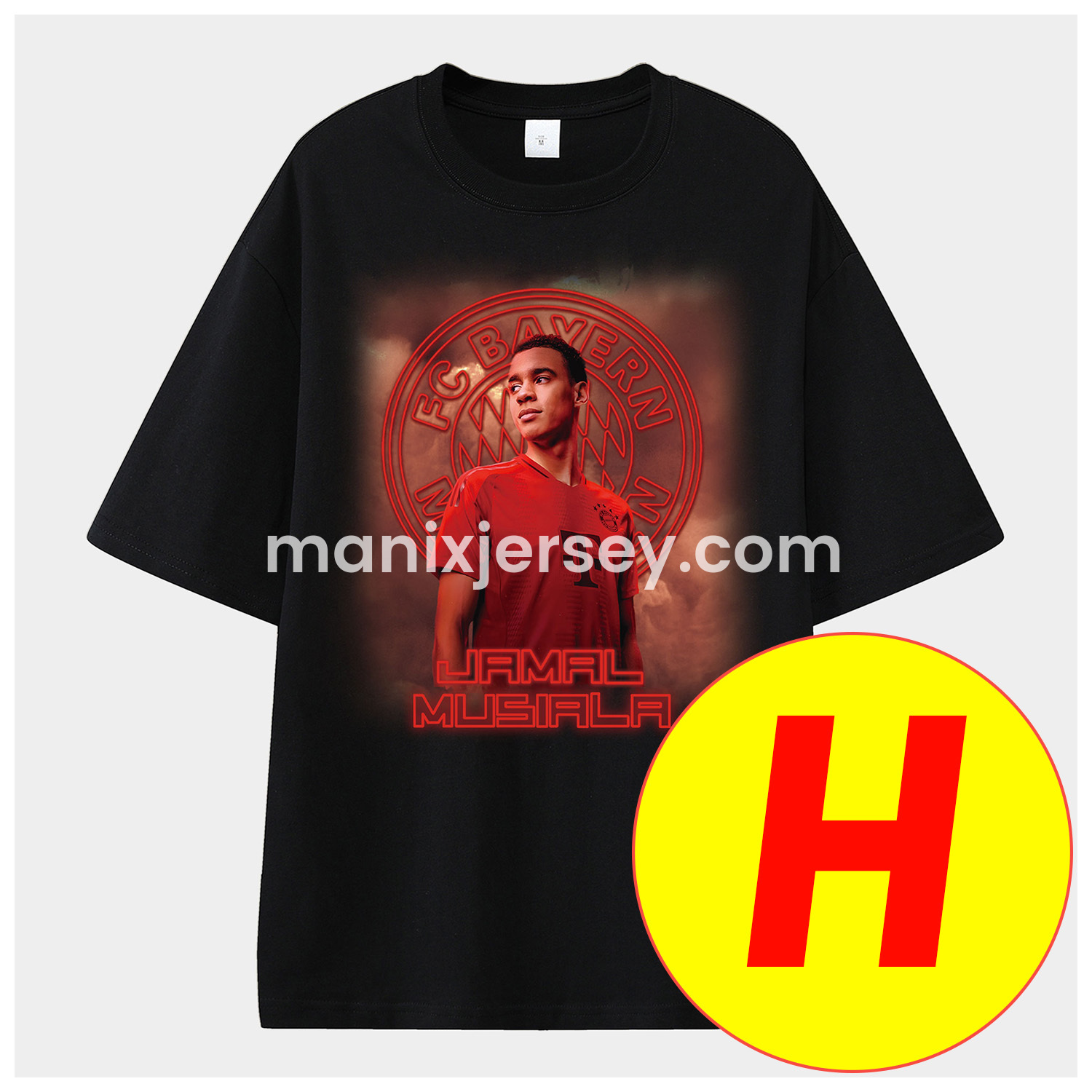 ManixJersey.com | Bayern Munich 125th Legendary Players Unisex Pure Cotton T-shirt -Customize Name, Number and Patch | Worldwide Shipping