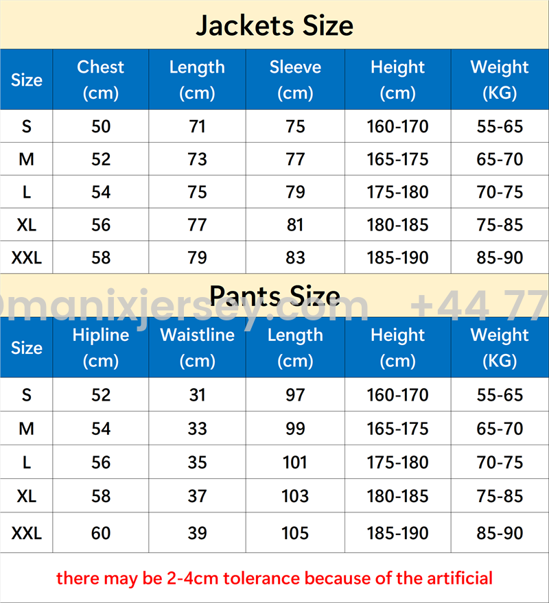 ManixJersey.com | Marseille 25-26 Jacket Training Tracksuit - Blue Jackets & Blue Pants -Customize Name, Number and Patch | Worldwide Shipping