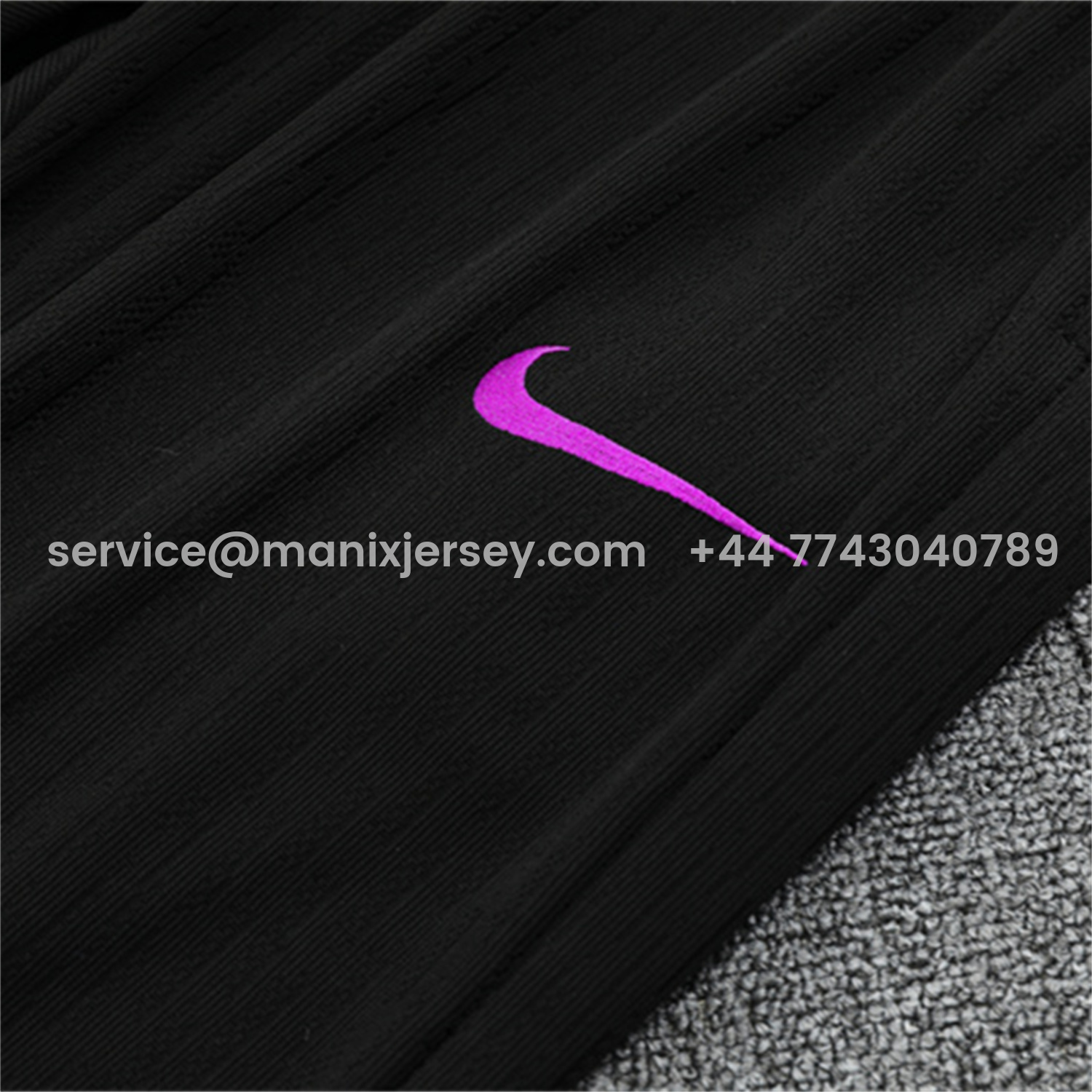 ManixJersey.com | England 25-26 Long Sleeve Training Set - Player Version - Black Top and Pants -Customize Name, Number and Patch | Worldwide Shipping