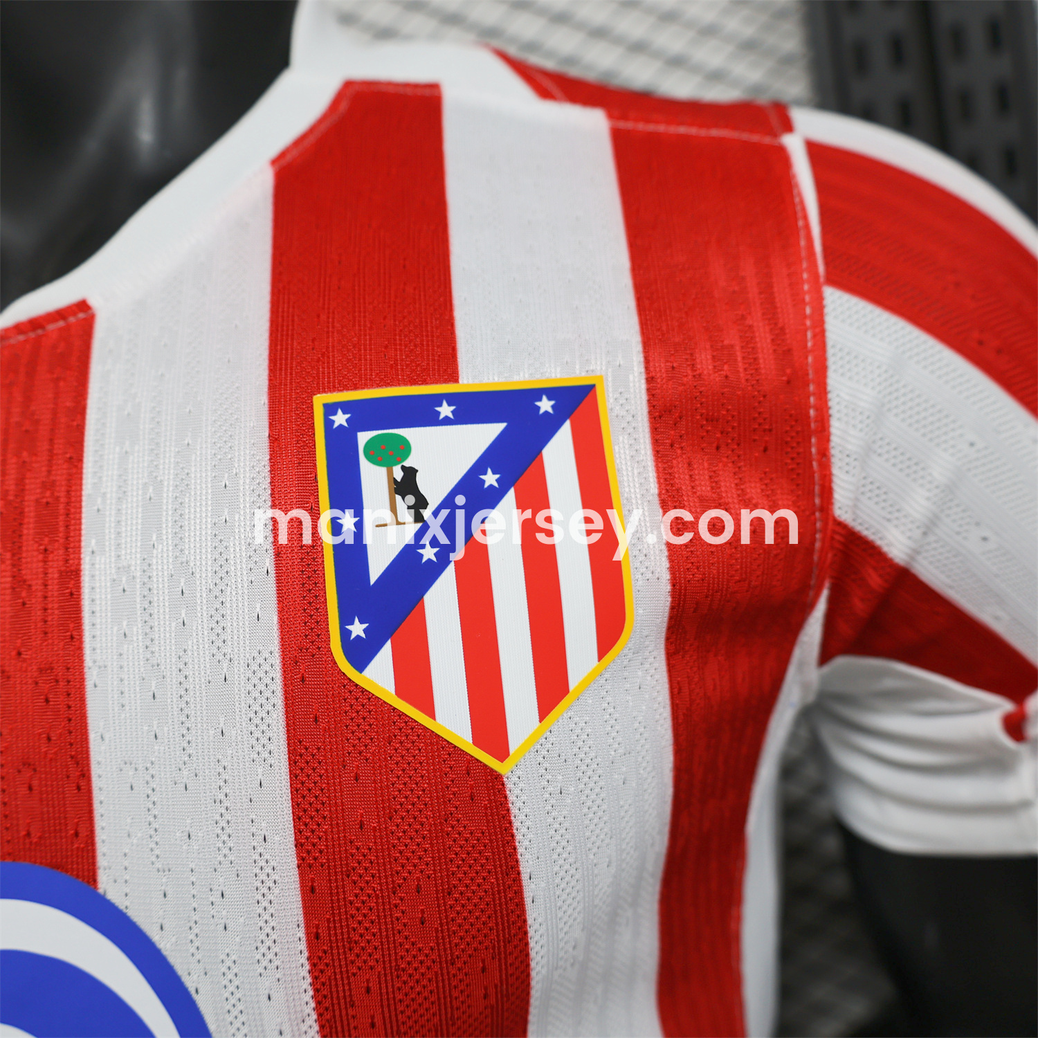 ManixJersey.com | Atletico Madrid 25-26 Home (Informal-release Version) Jersey - Player Version -Customize Name, Number and Patch | Worldwide Shipping