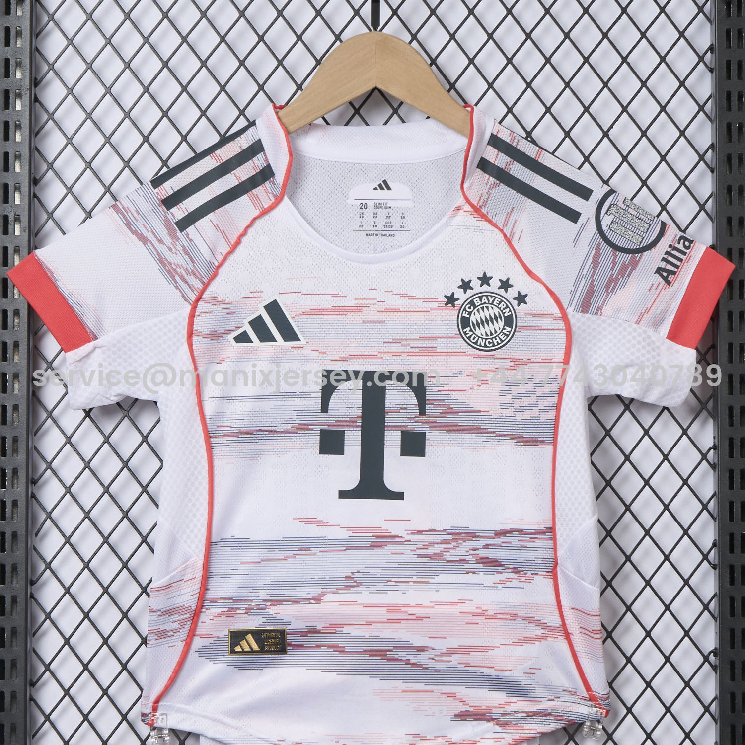 ManixJersey.com | Bayern Munich 25-26 Away Kids Kit - Player Version -Customize Name, Number and Patch | Worldwide Shipping