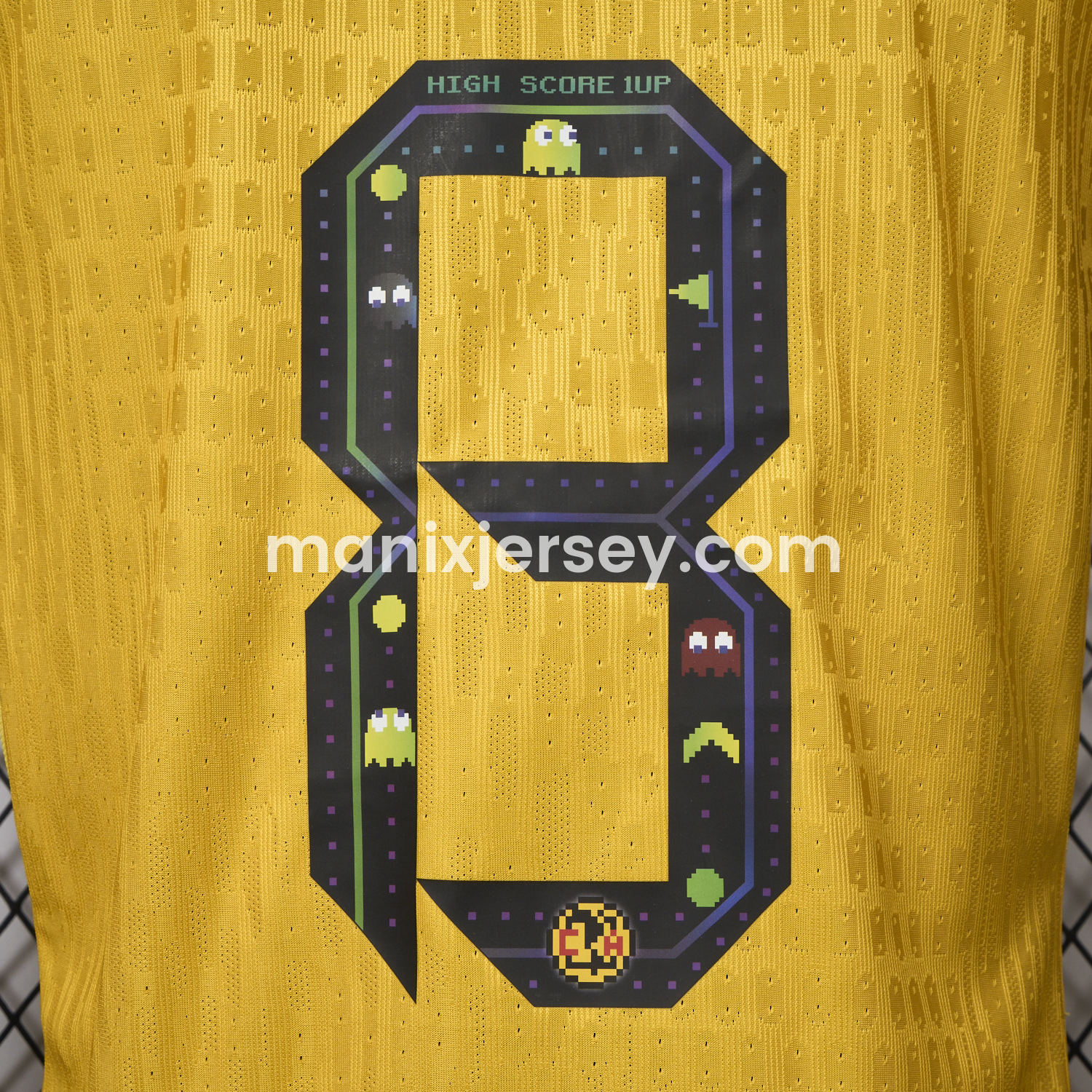 ManixJersey.com | 【Pac-Man Version】Club América 24-25 Home Jersey - Player Version -Customize Name, Number and Patch | Worldwide Shipping