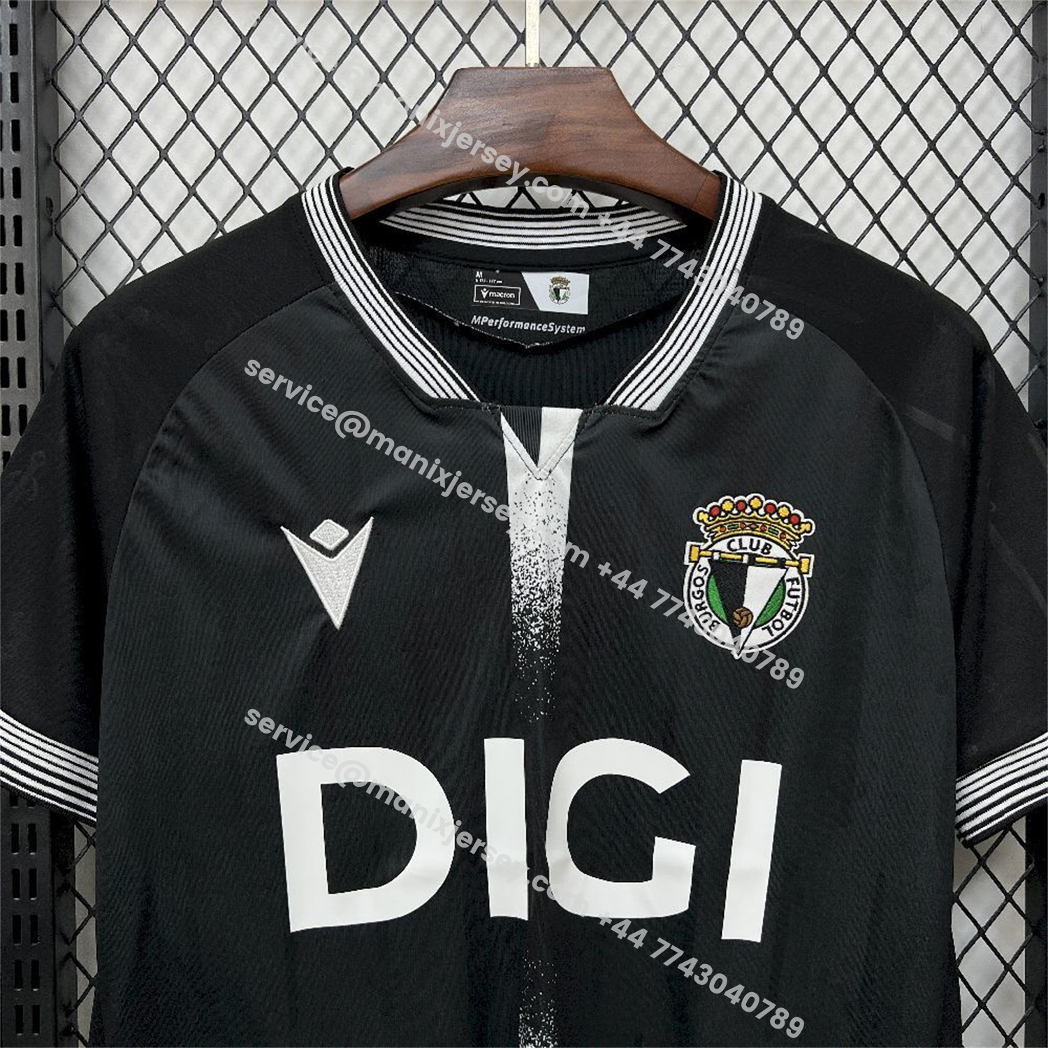 ManixJersey.com | Burgos 25-26 Away Black Jersey - Fans Version -Customize Name, Number and Patch | Worldwide Shipping